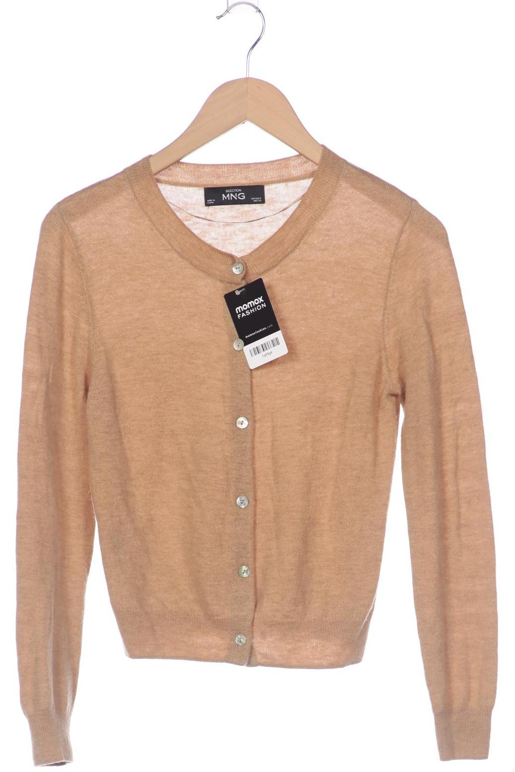 

Mango Damen Strickjacke, beige, Gr. 36