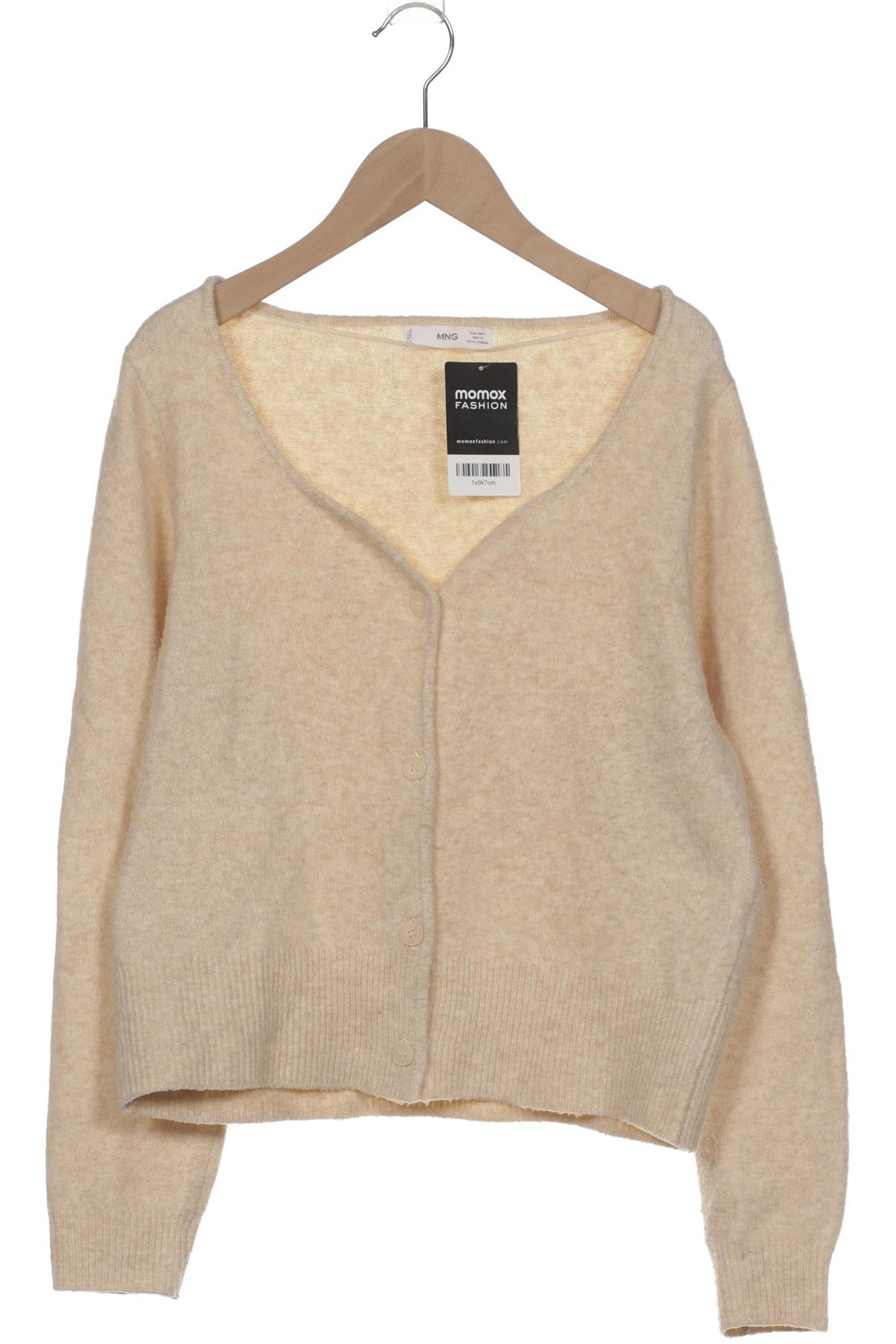 

Mango Damen Strickjacke, beige, Gr. 42