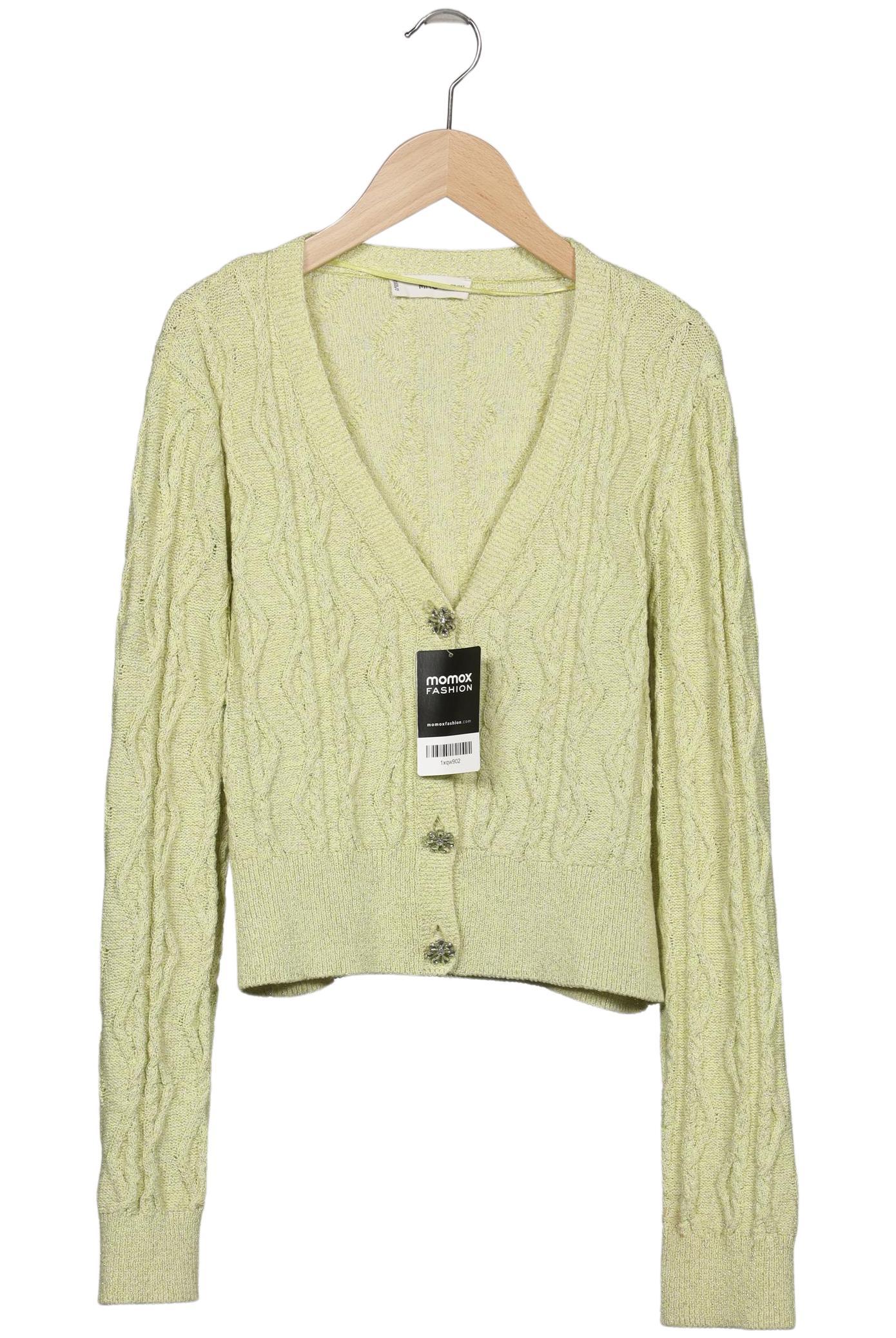 

Mango Damen Strickjacke, hellgrün, Gr. 36