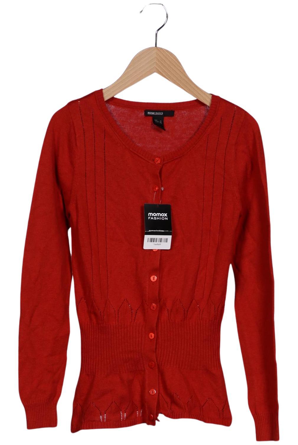 

Mango Damen Strickjacke, orange, Gr. 36