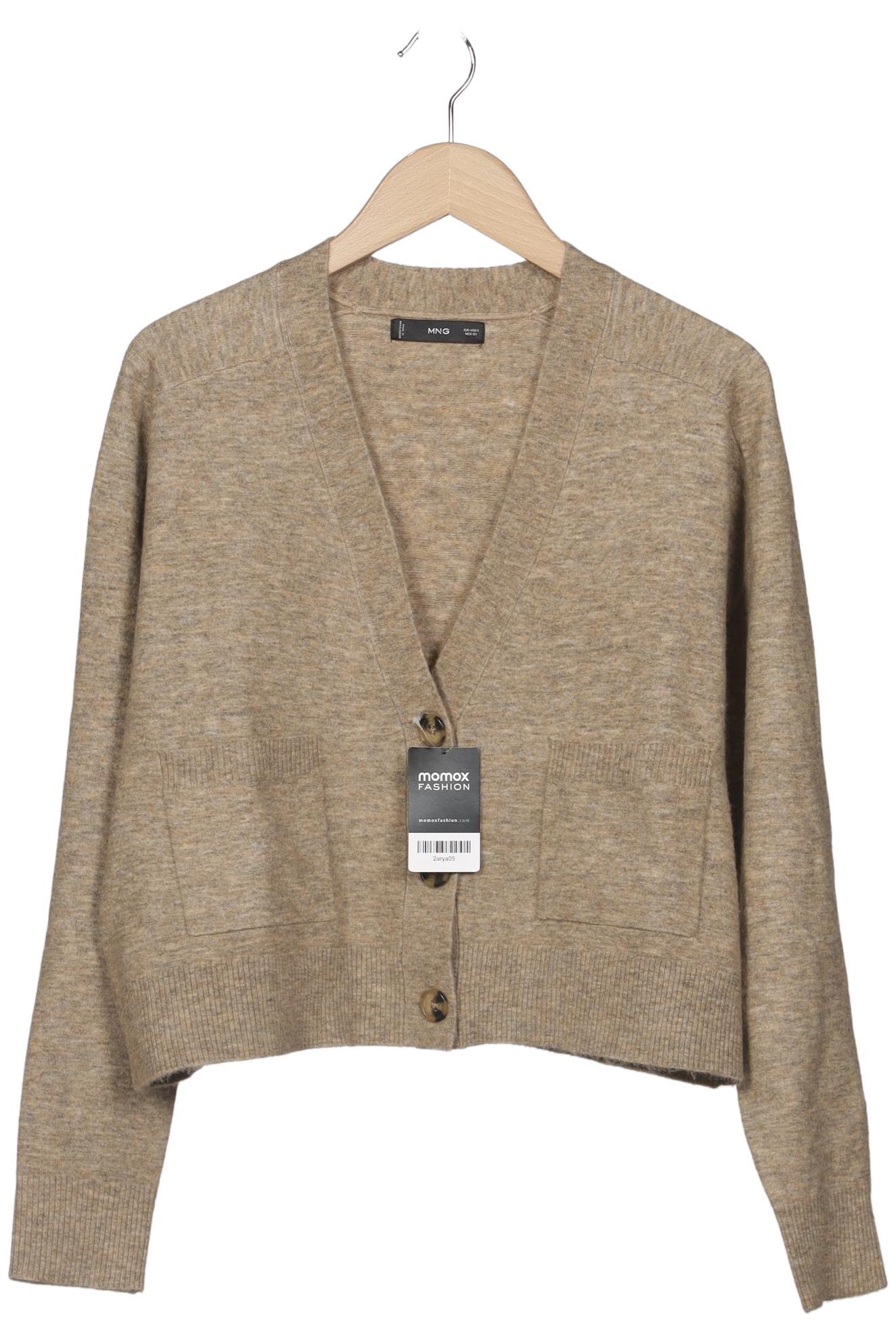 

Mango Damen Strickjacke, beige, Gr. 36