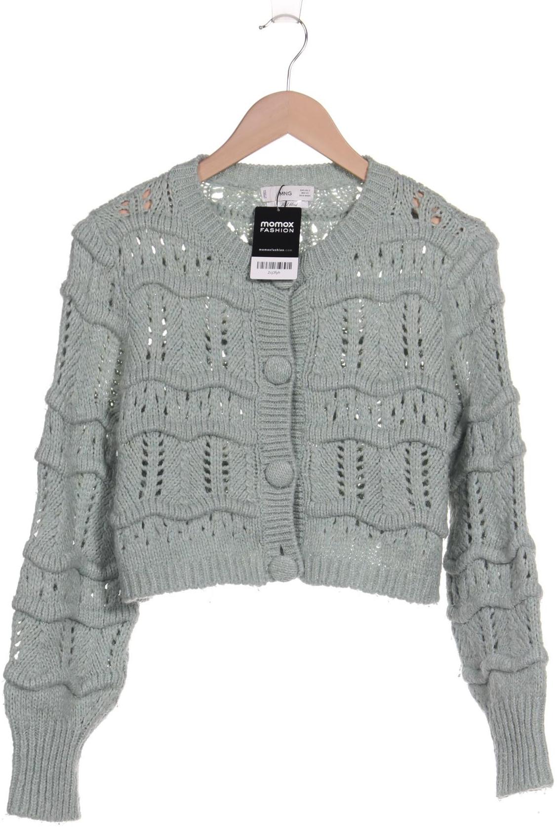 

Mango Damen Strickjacke, hellgrün, Gr. 36