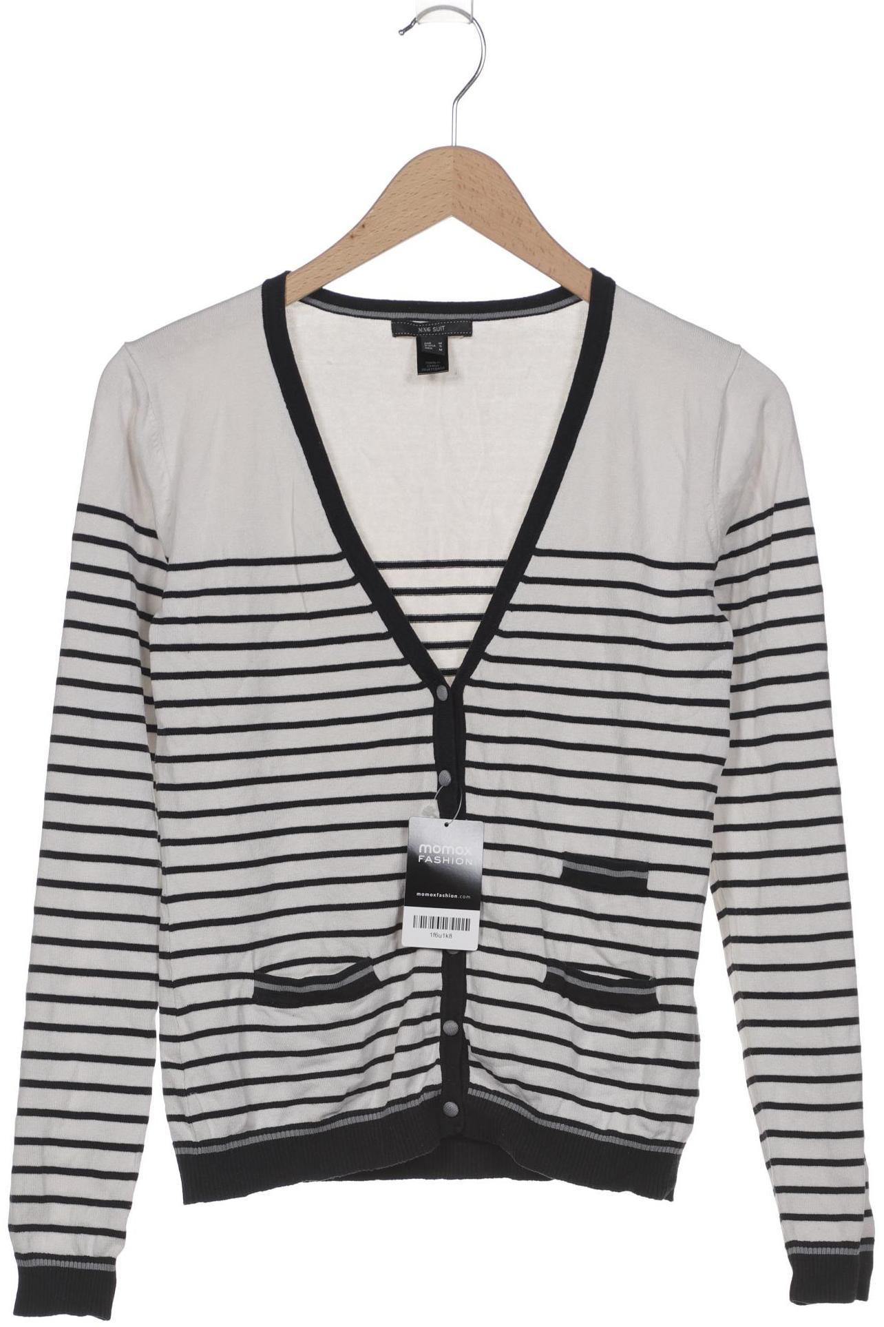 

Mango Damen Strickjacke, weiß, Gr. 38