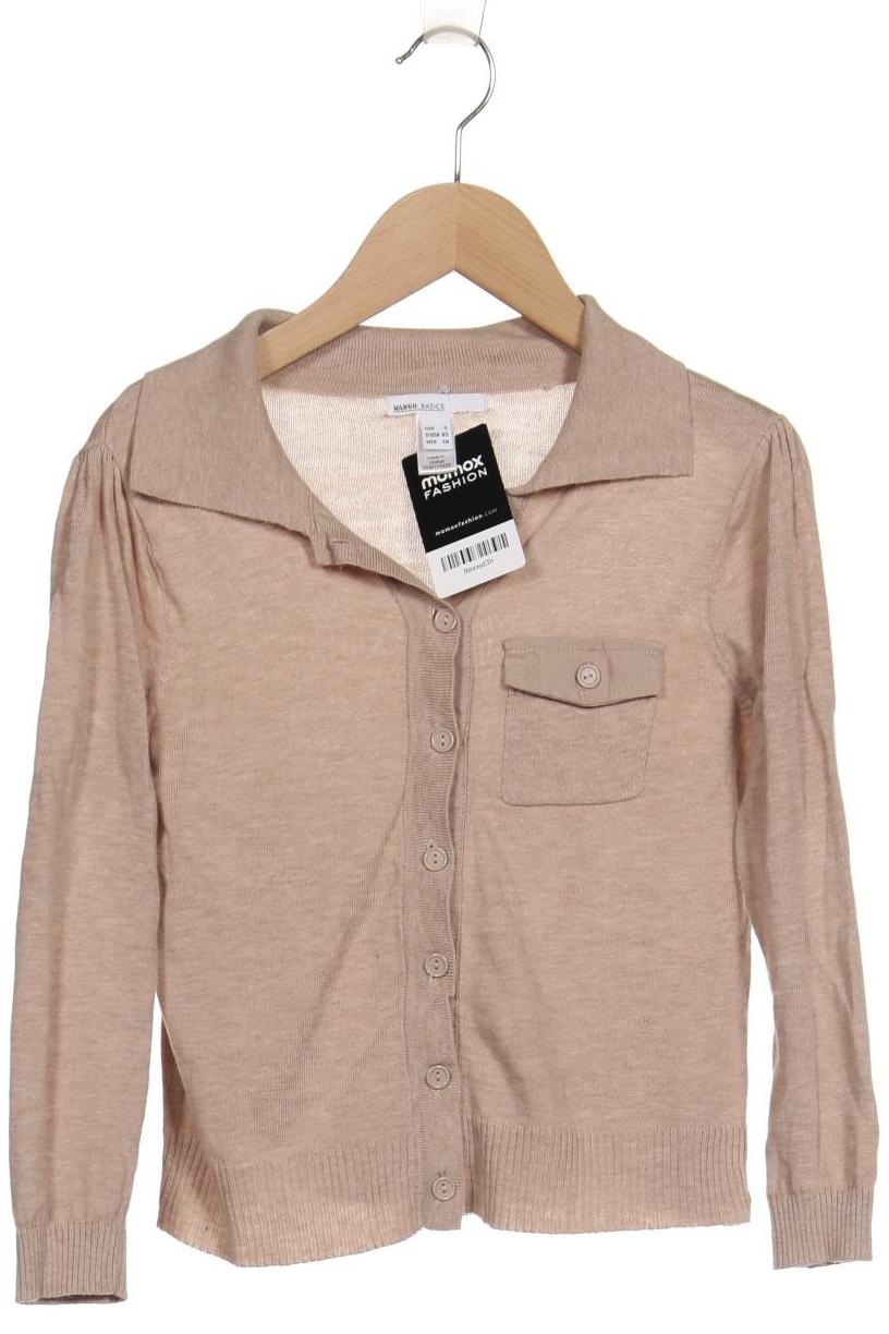 

Mango Damen Strickjacke, beige, Gr. 36