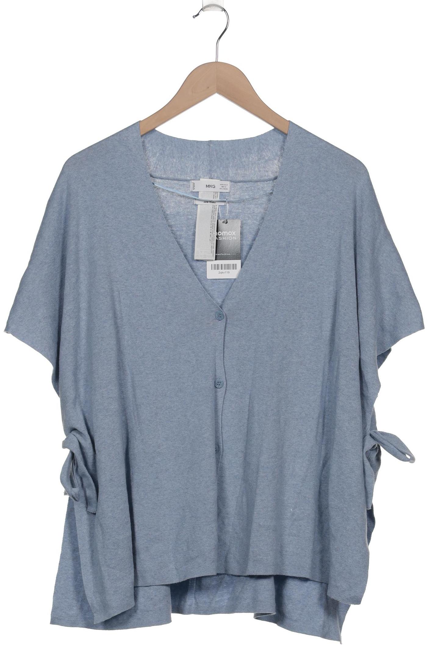 

Mango Damen Strickjacke, blau, Gr. 38