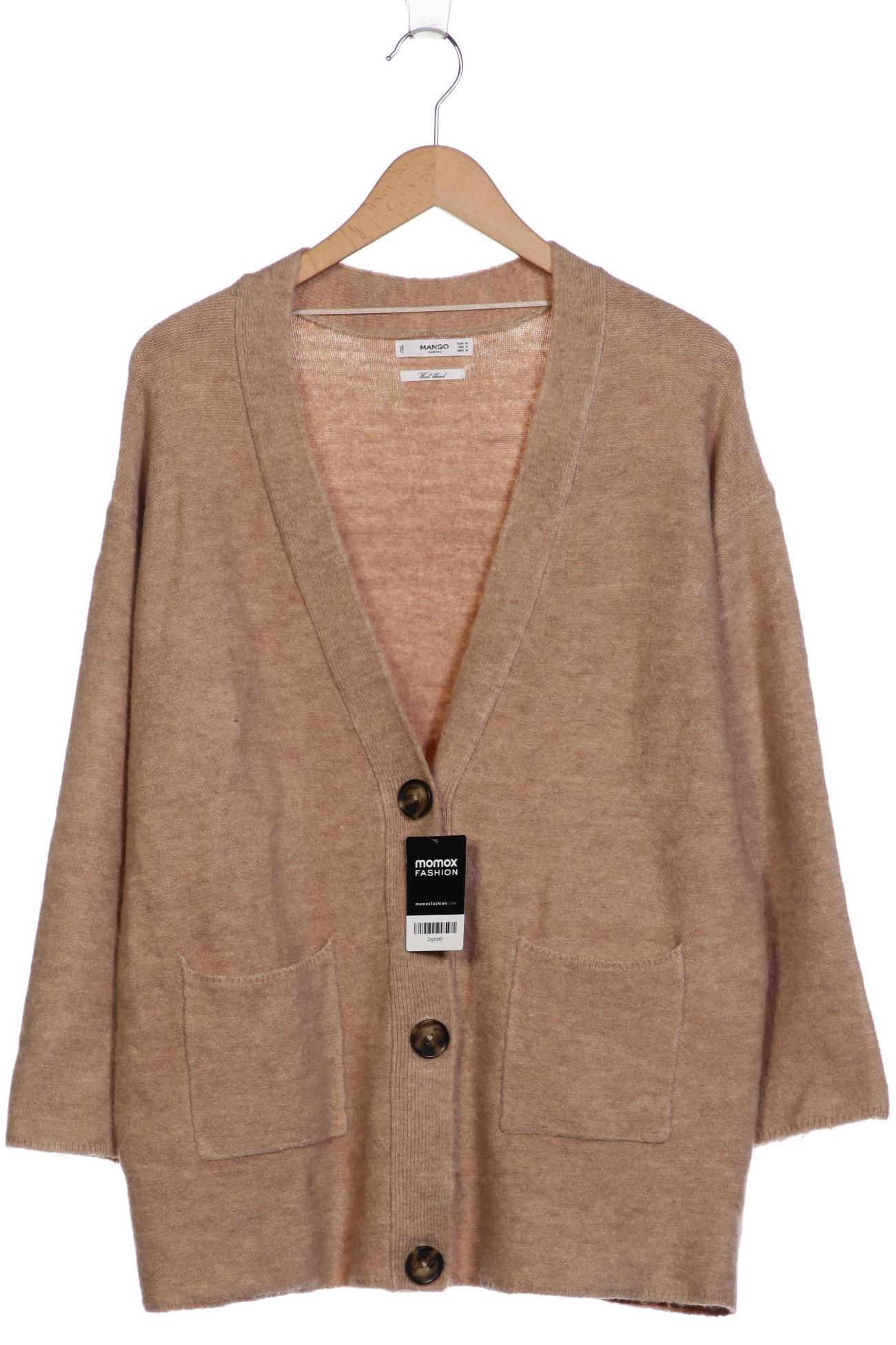 

Mango Damen Strickjacke, beige, Gr. 38