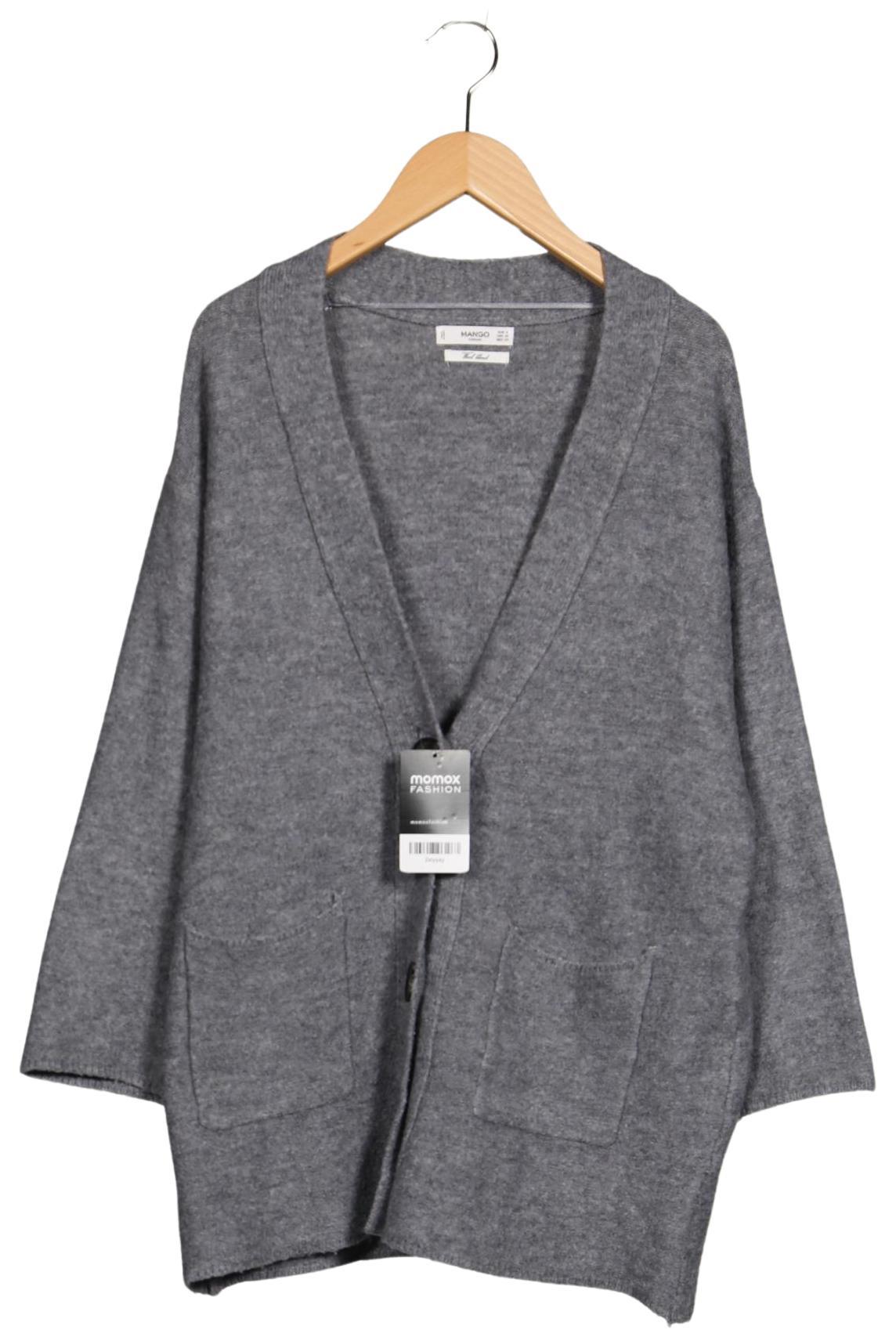 

Mango Damen Strickjacke, grau, Gr. 36
