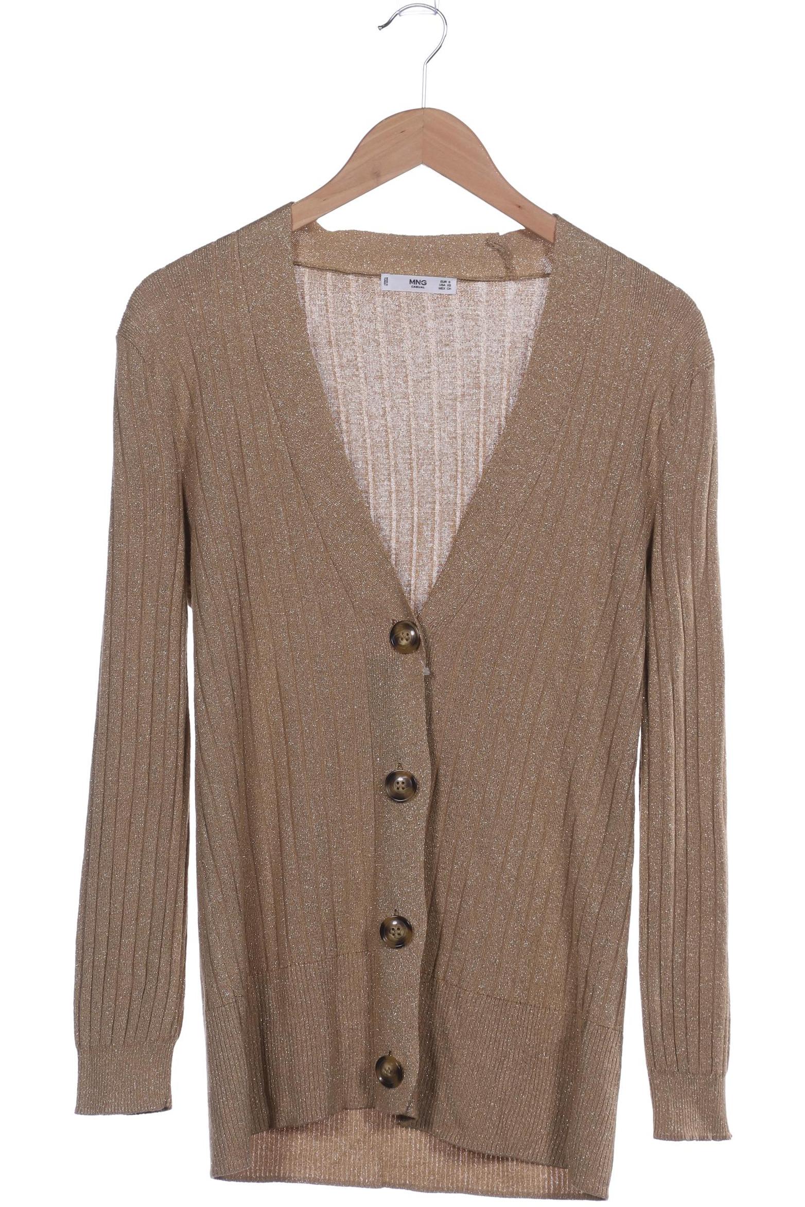 

Mango Damen Strickjacke, beige, Gr. 36