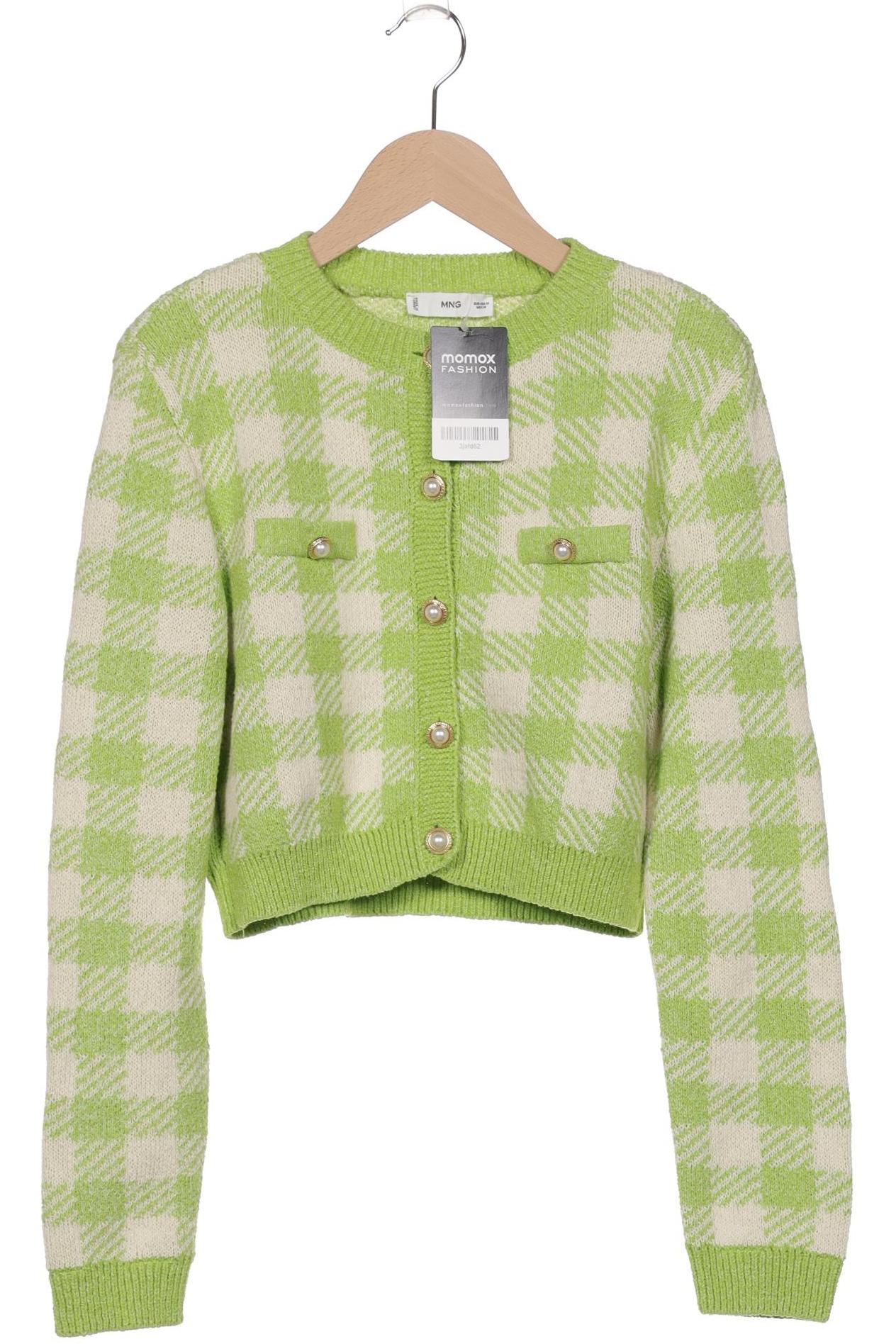 

Mango Damen Strickjacke, hellgrün, Gr. 38