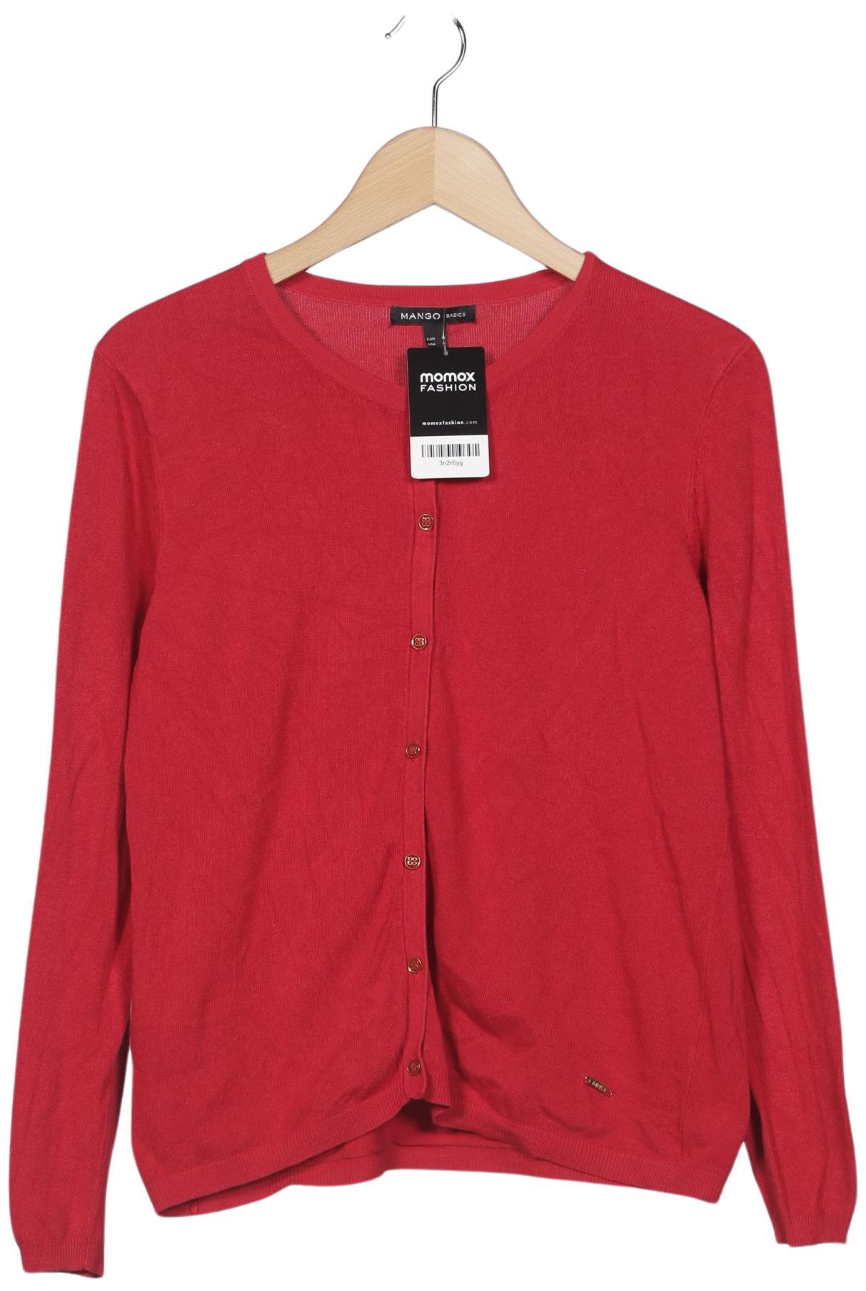 

Mango Damen Strickjacke, rot, Gr. 38