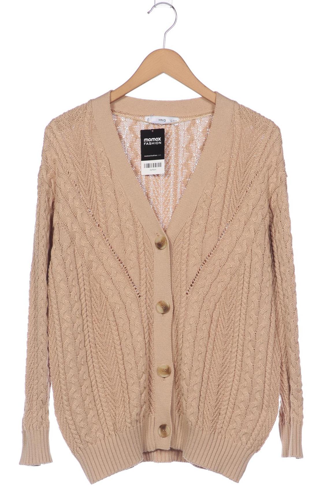 

Mango Damen Strickjacke, beige, Gr. 34