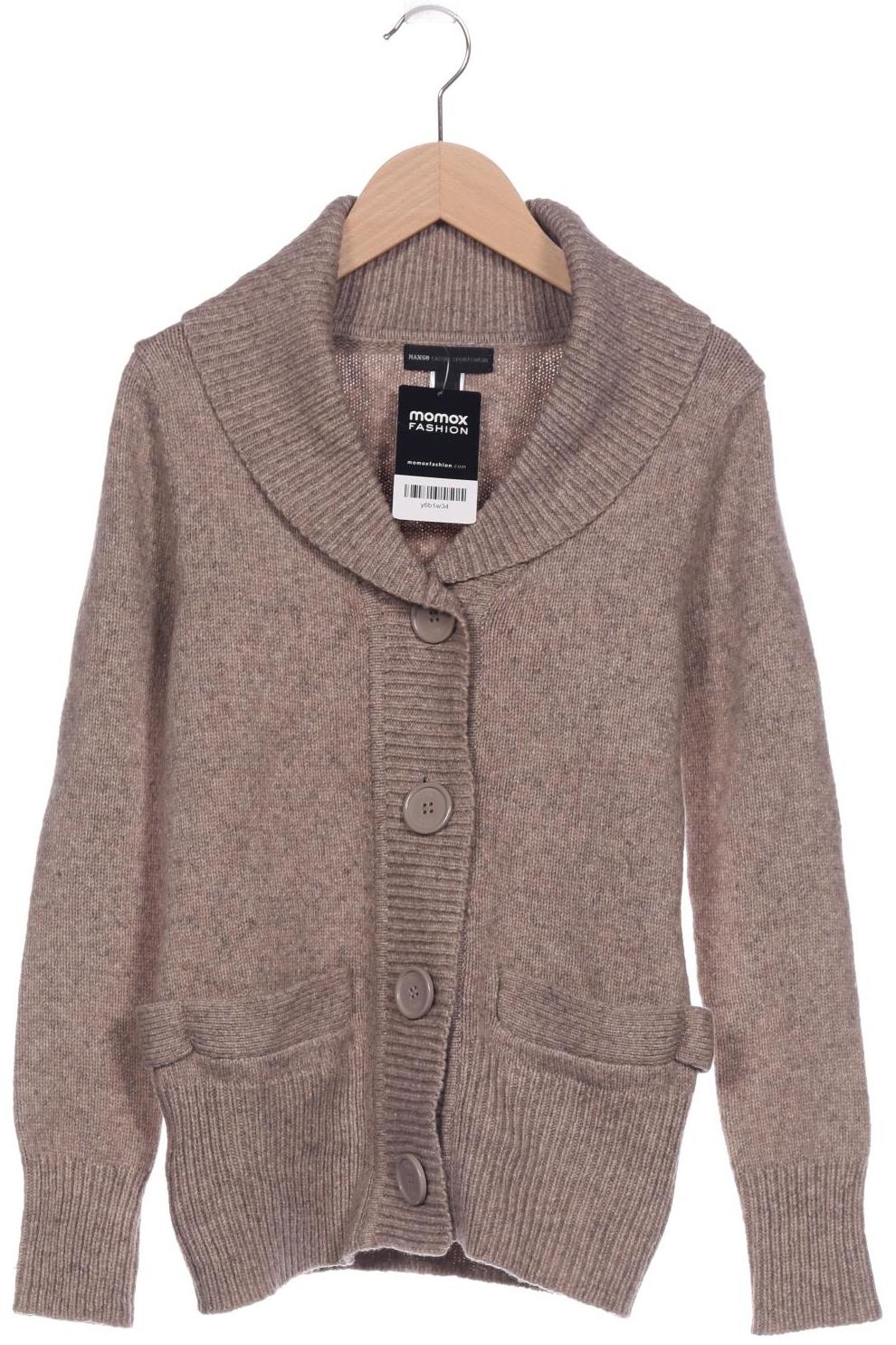

Mango Damen Strickjacke, beige, Gr. 36