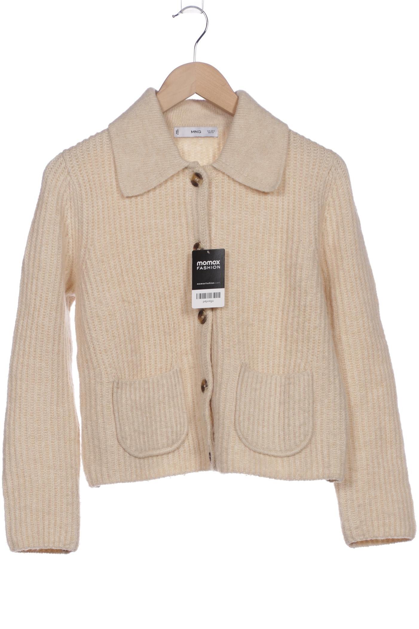 

Mango Damen Strickjacke, beige, Gr. 36