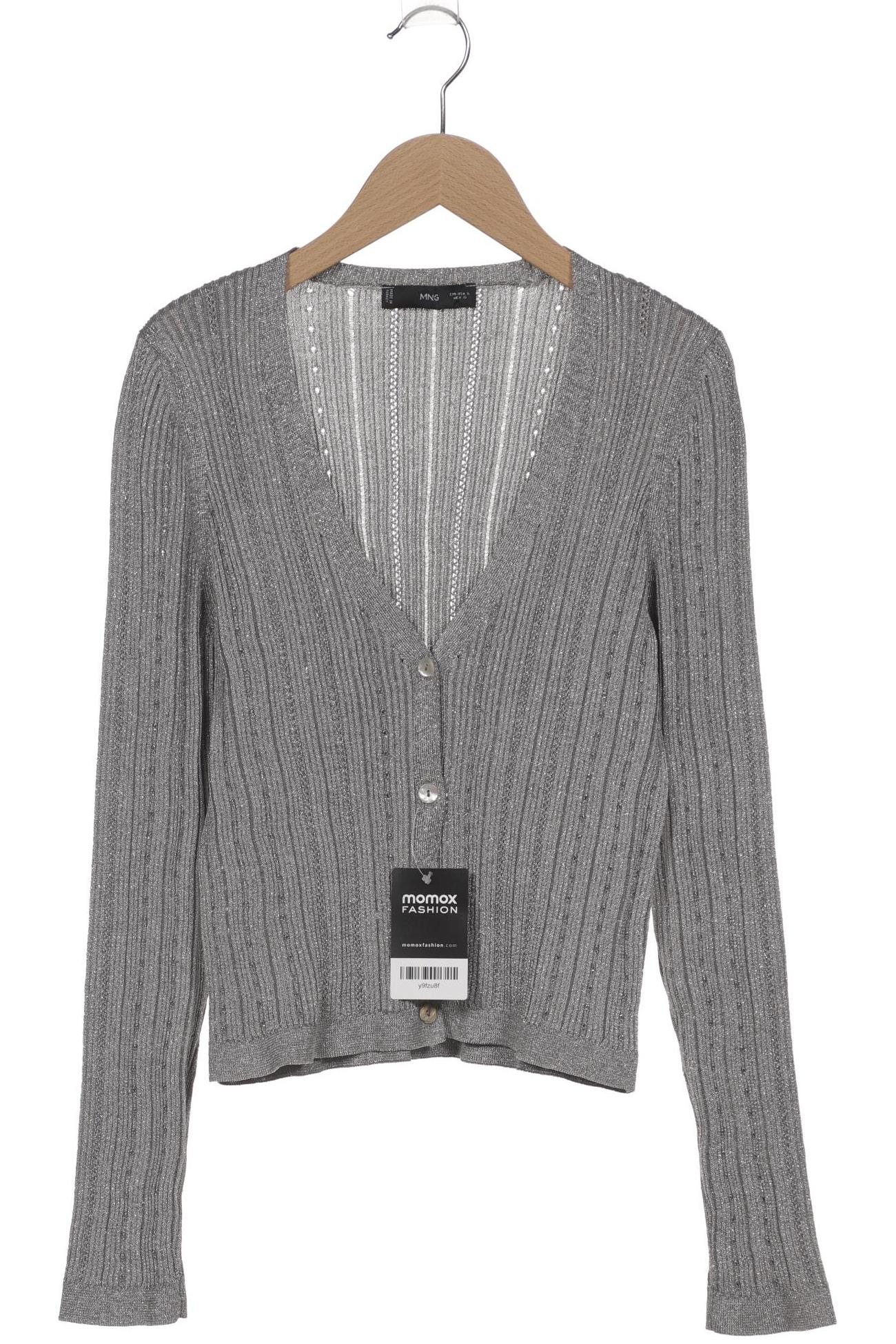 

Mango Damen Strickjacke, grau, Gr. 42