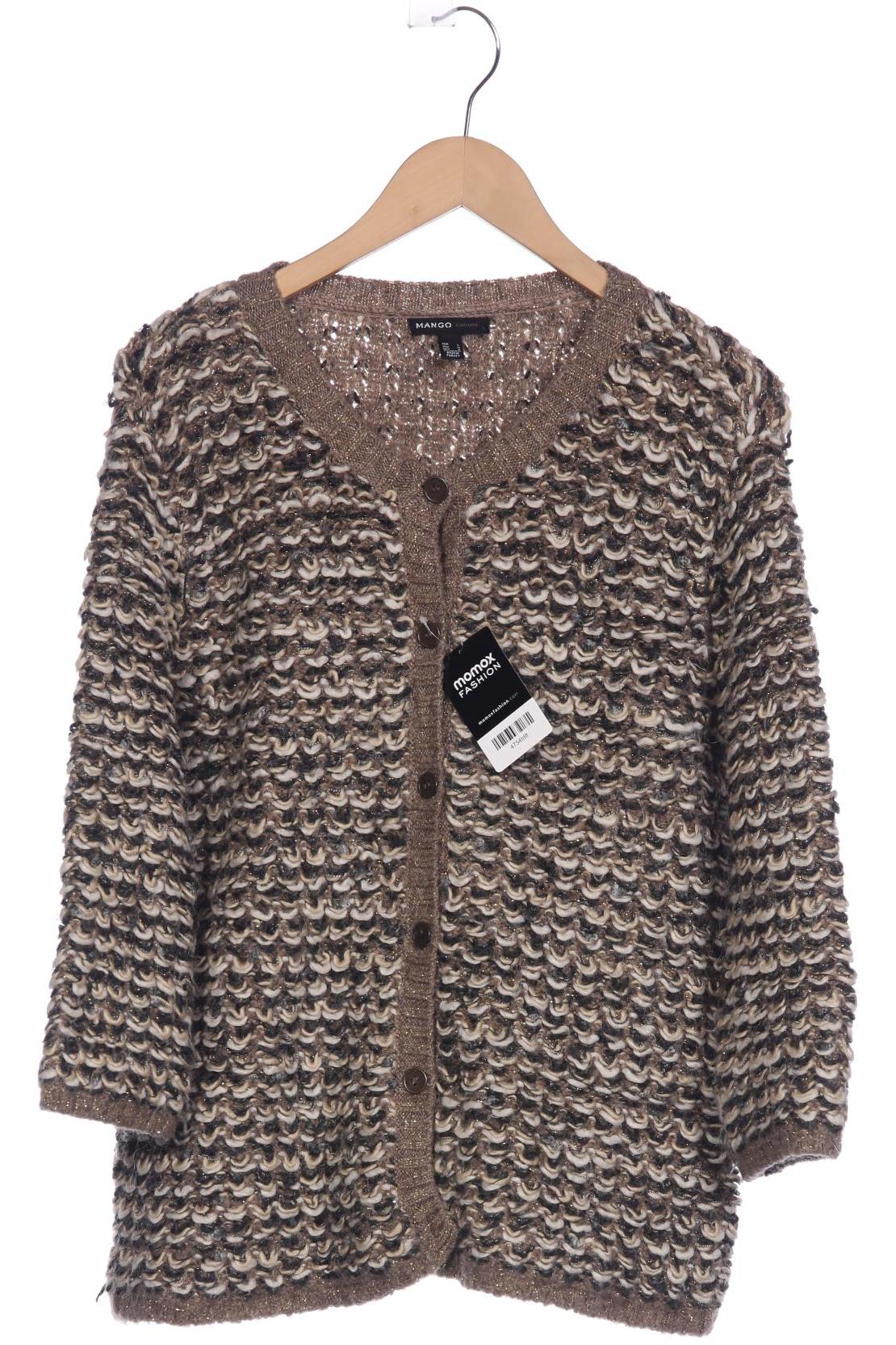 

Mango Damen Strickjacke, braun, Gr. 42