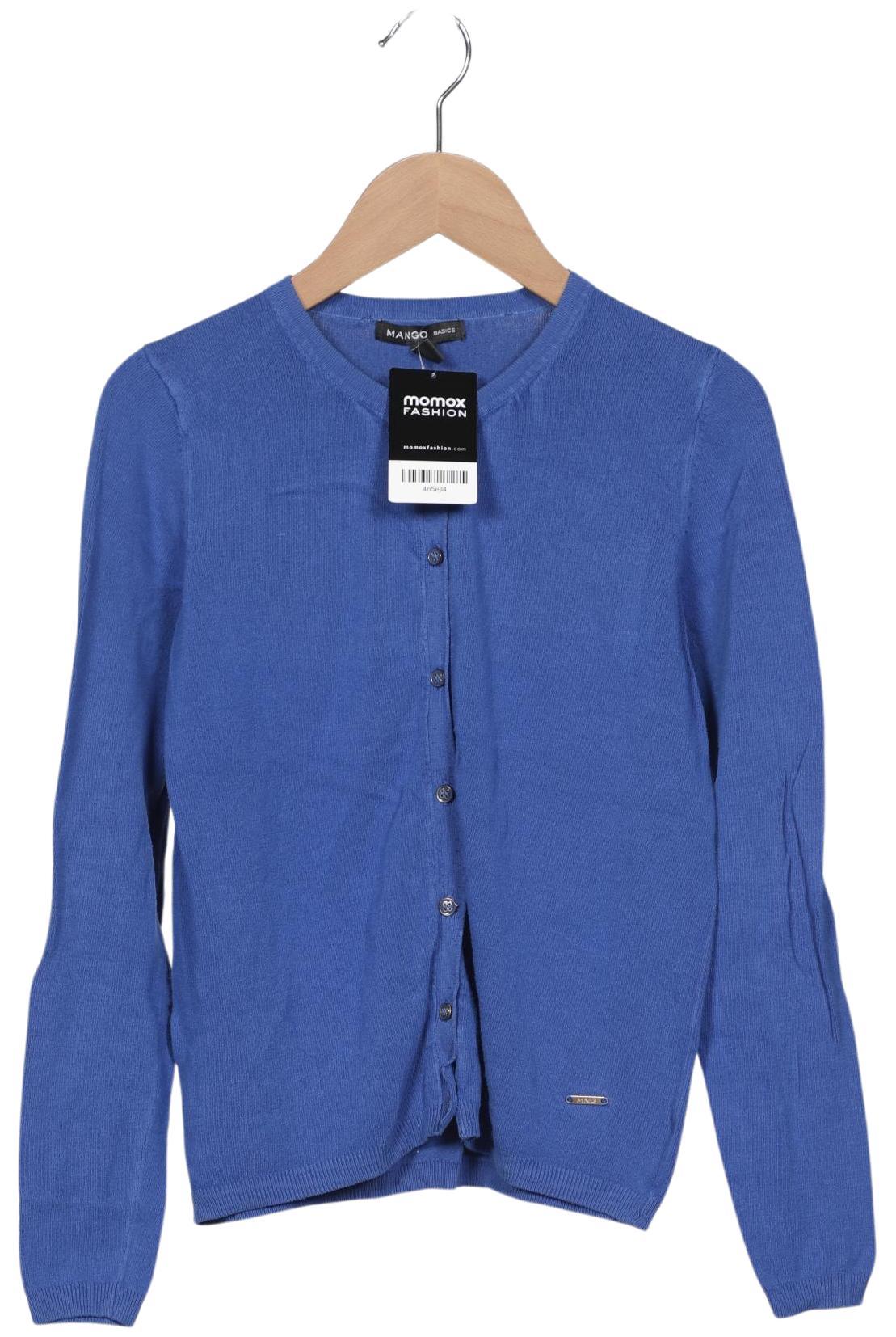 

Mango Damen Strickjacke, blau, Gr. 34