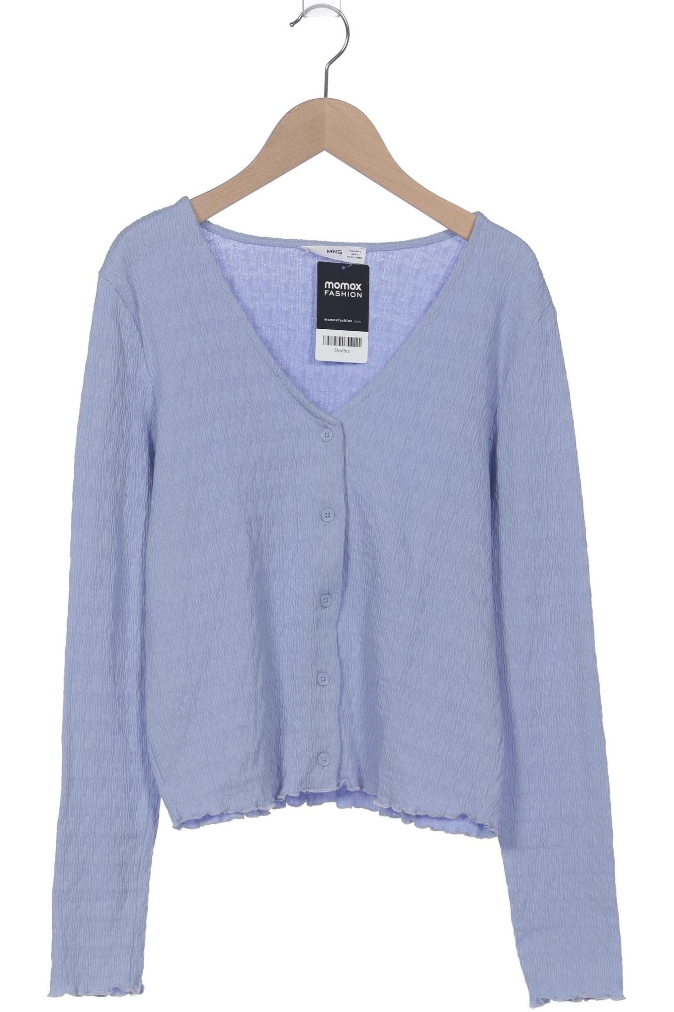

Mango Damen Strickjacke, hellblau, Gr. 42