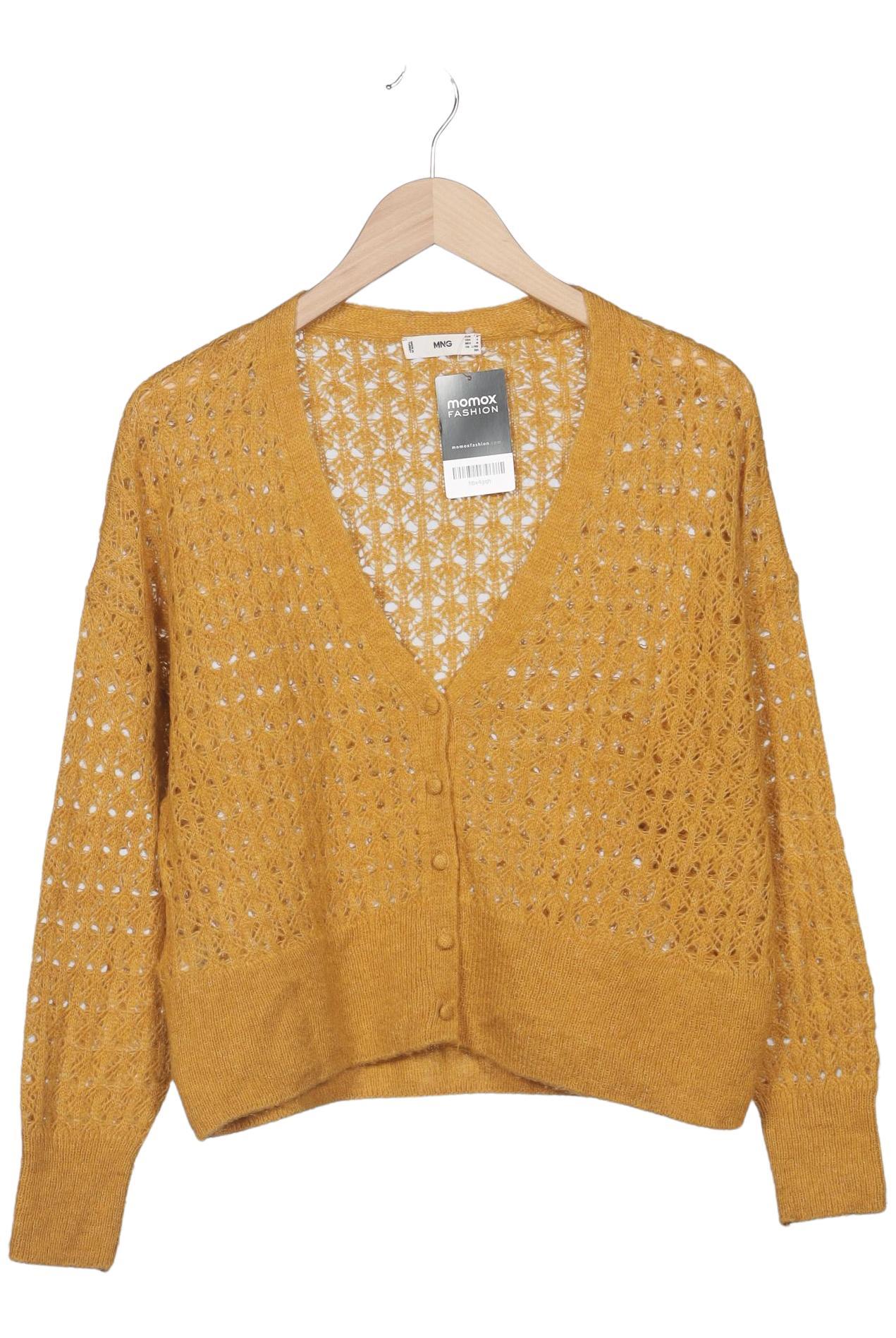 

Mango Damen Strickjacke, gelb, Gr. 38