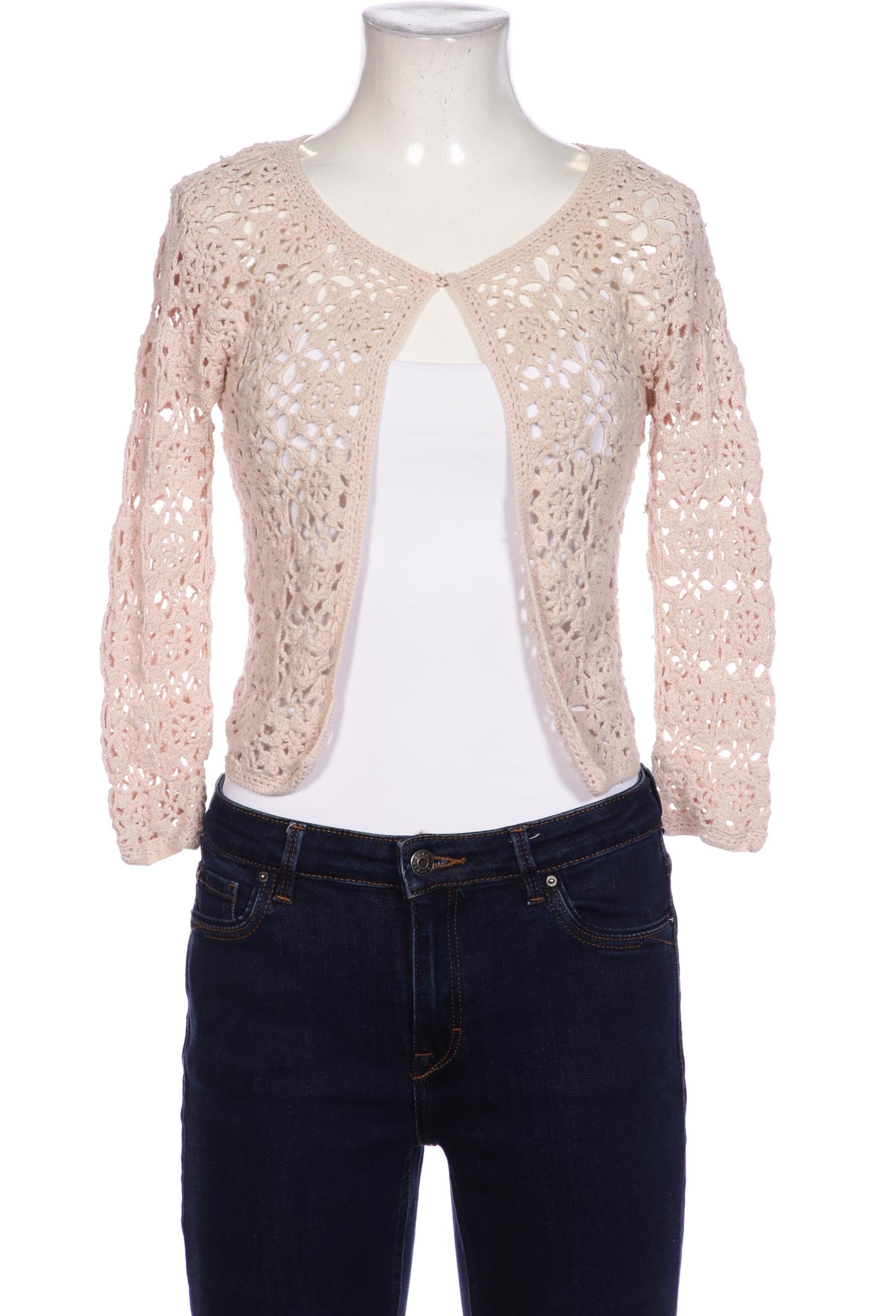 

Mango Damen Strickjacke, beige, Gr. 36
