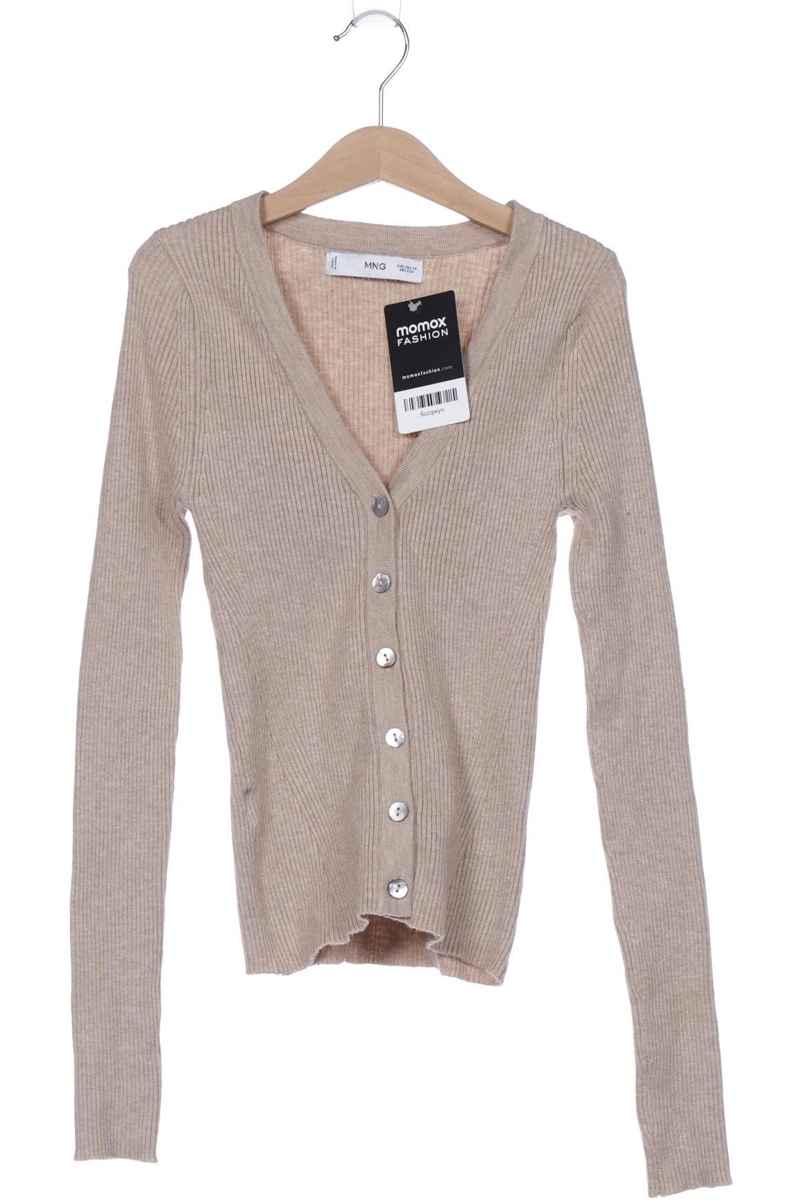 

Mango Damen Strickjacke, beige, Gr. 34