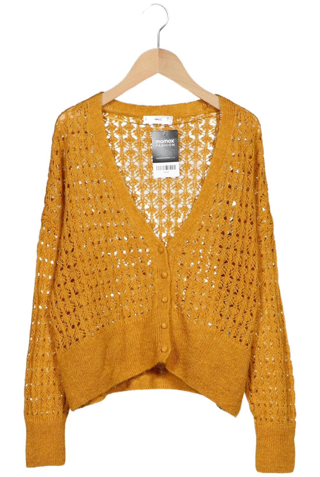 

Mango Damen Strickjacke, gelb, Gr. 36