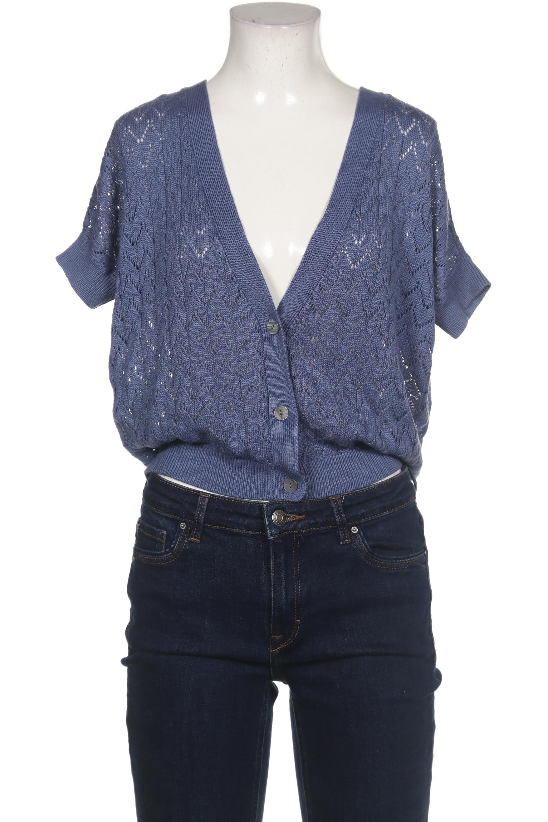 

Mango Damen Strickjacke, blau, Gr. 38