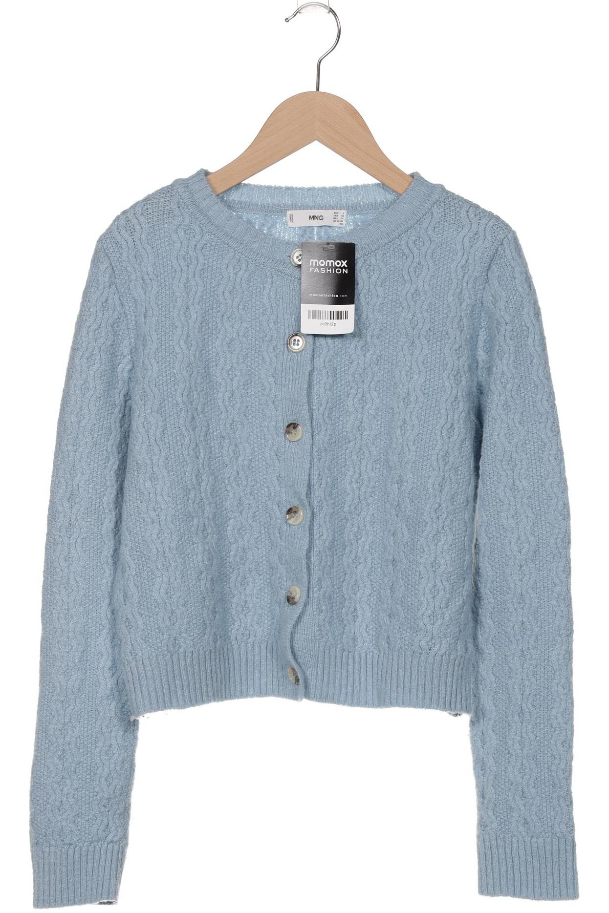 

Mango Damen Strickjacke, hellblau, Gr. 36