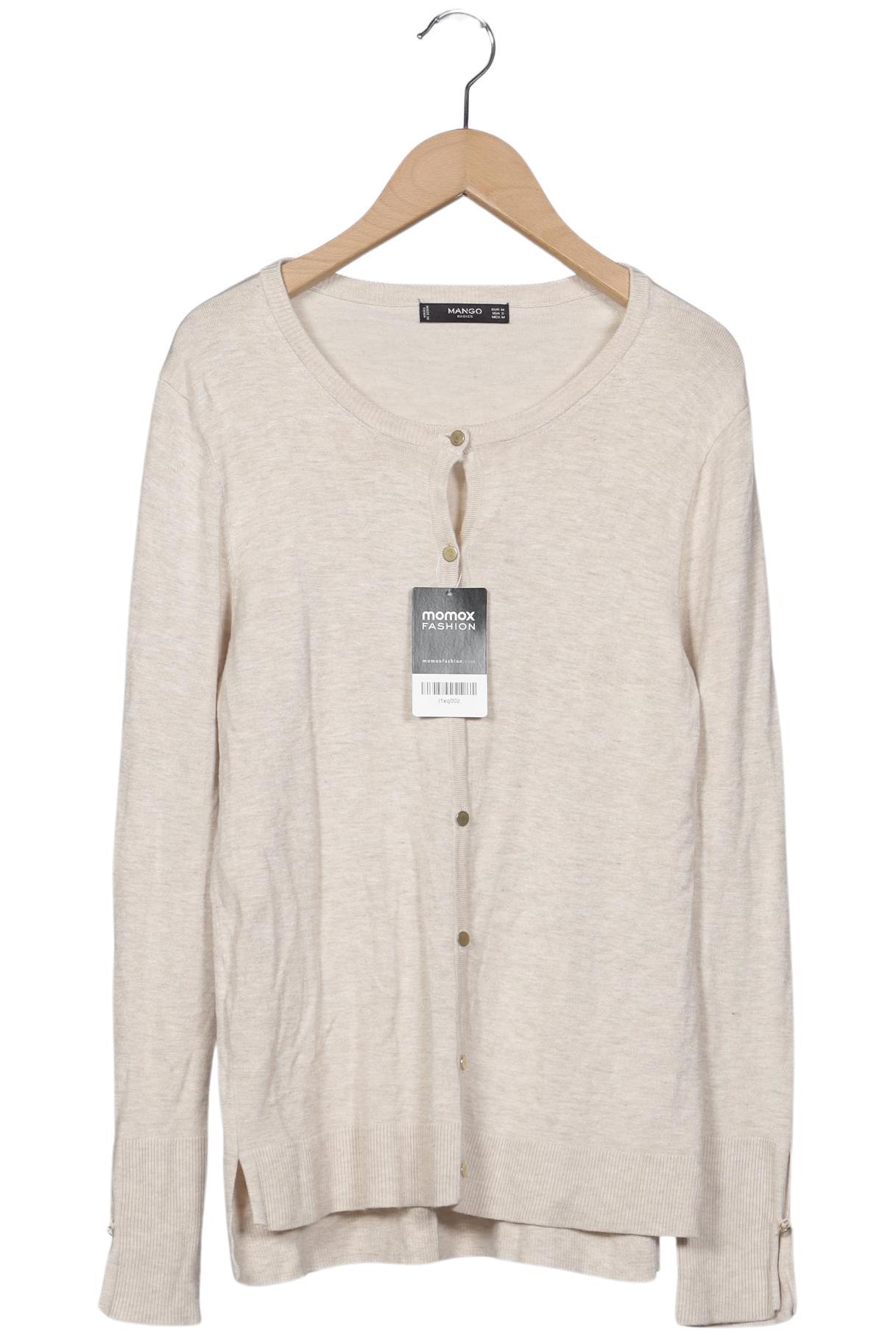 

Mango Damen Strickjacke, beige, Gr. 38