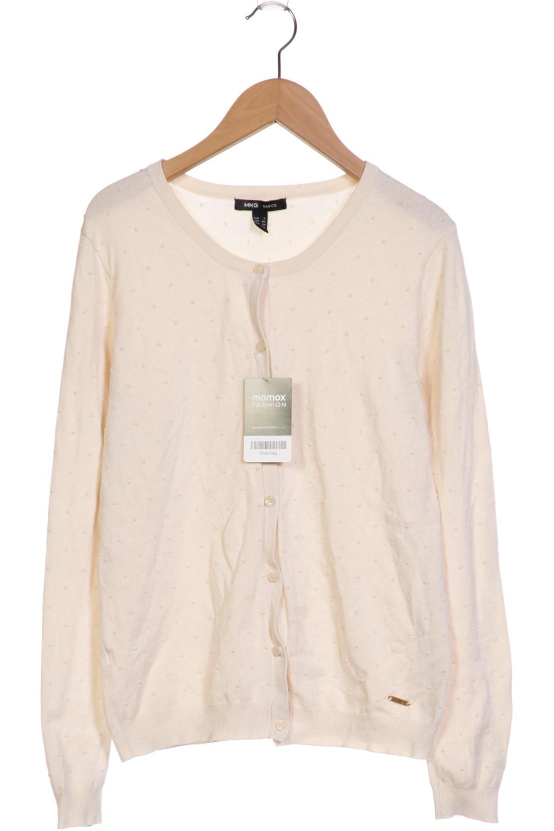 

MANGO Damen Strickjacke, cremeweiß