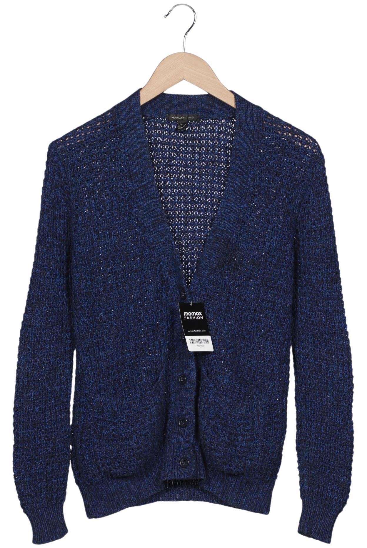 

Mango Damen Strickjacke, marineblau, Gr. 36