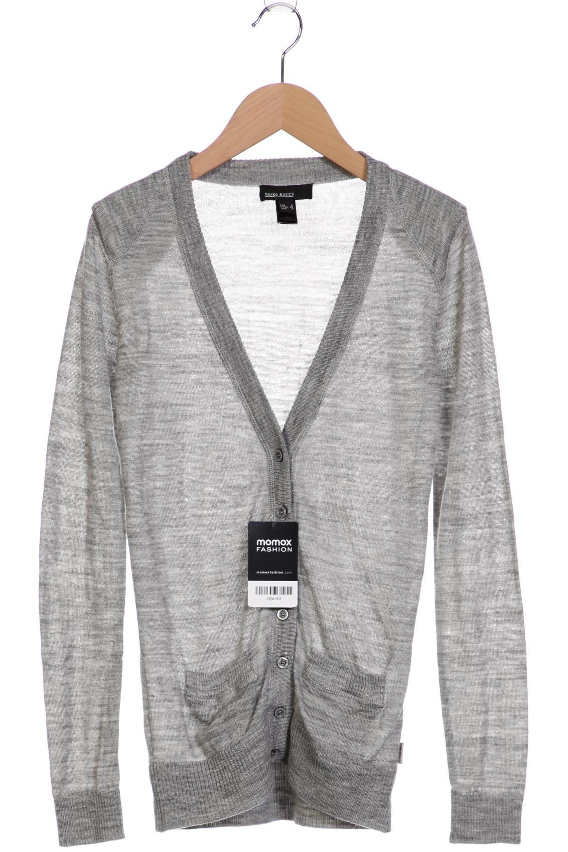 

Mango Damen Strickjacke, grau, Gr. 36