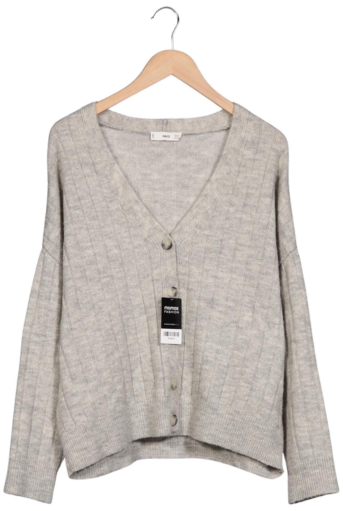 

Mango Damen Strickjacke, grau, Gr. 36