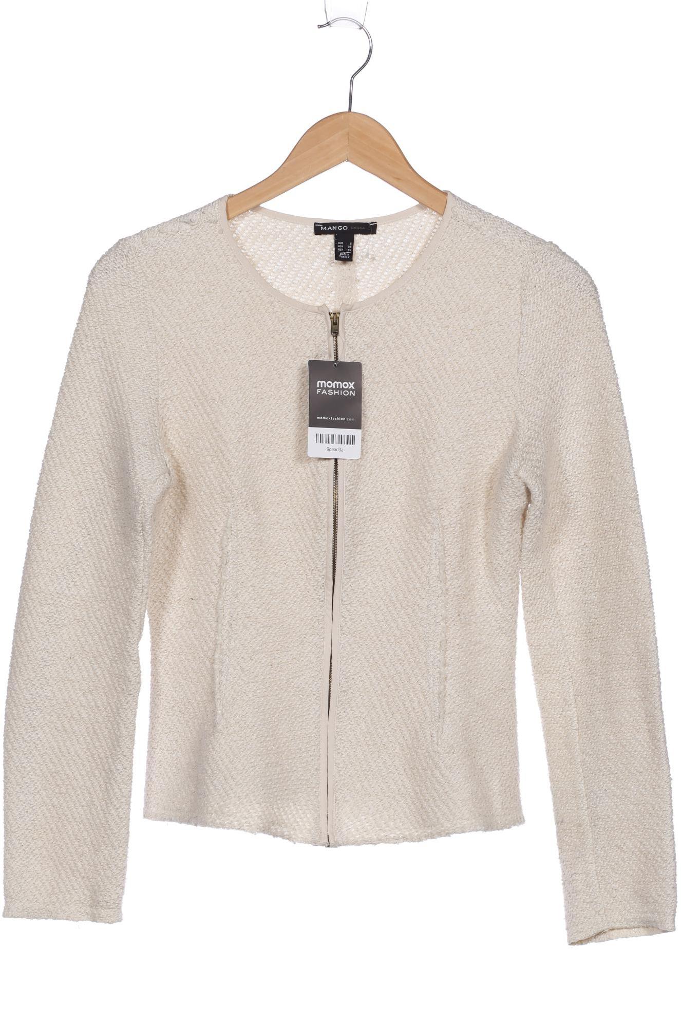 

Mango Damen Strickjacke, beige, Gr. 36