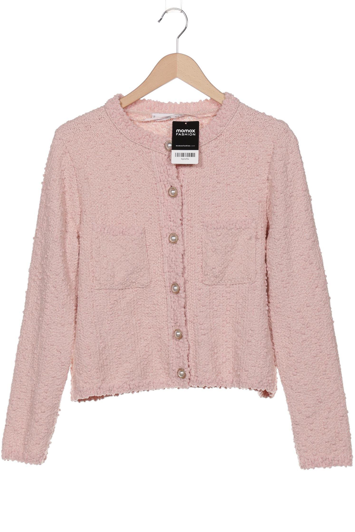

Mango Damen Strickjacke, pink, Gr. 38