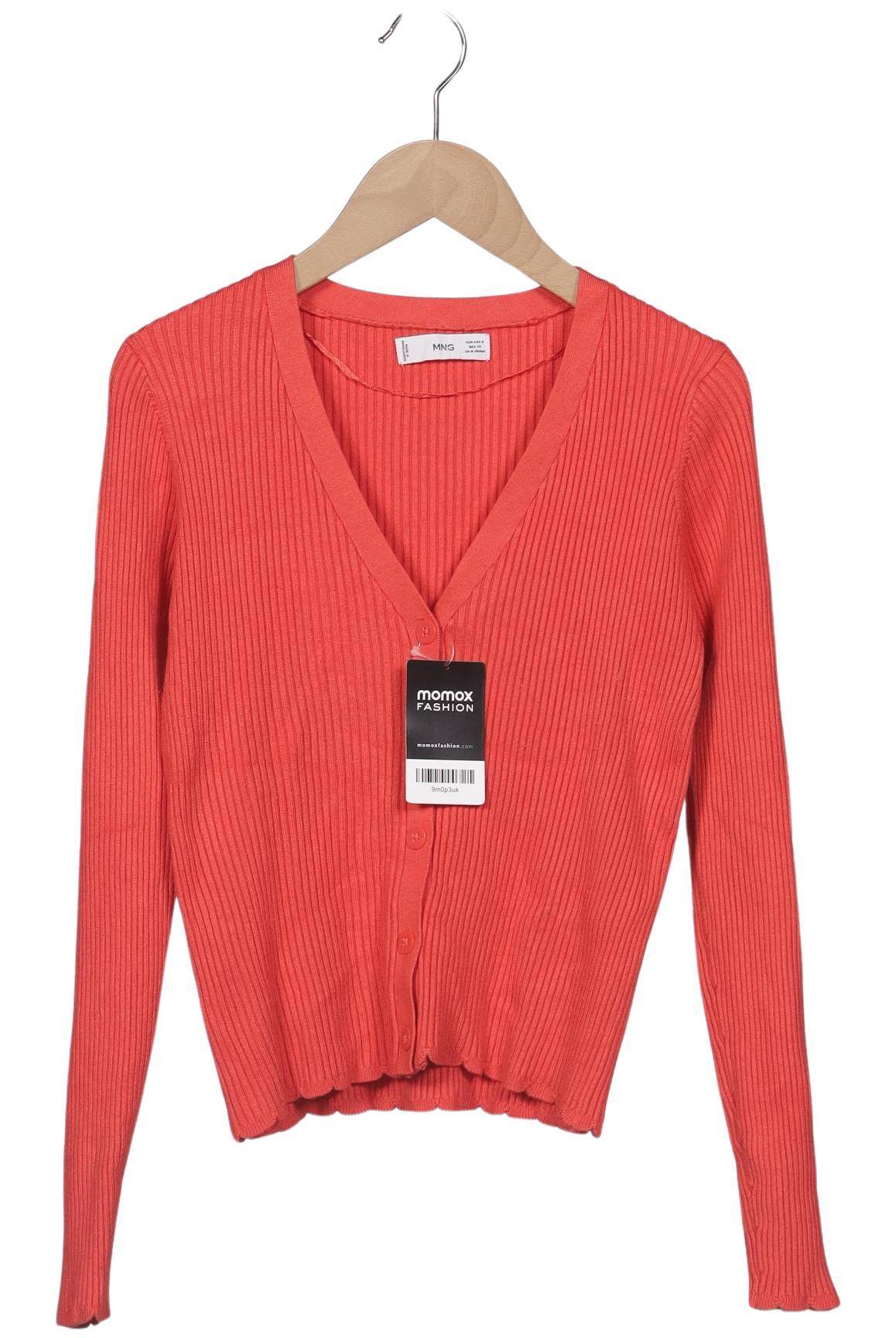 

Mango Damen Strickjacke, rot, Gr. 36
