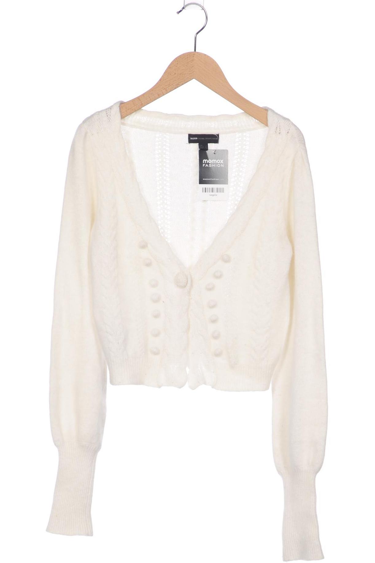 

Mango Damen Strickjacke, cremeweiß, Gr. 36