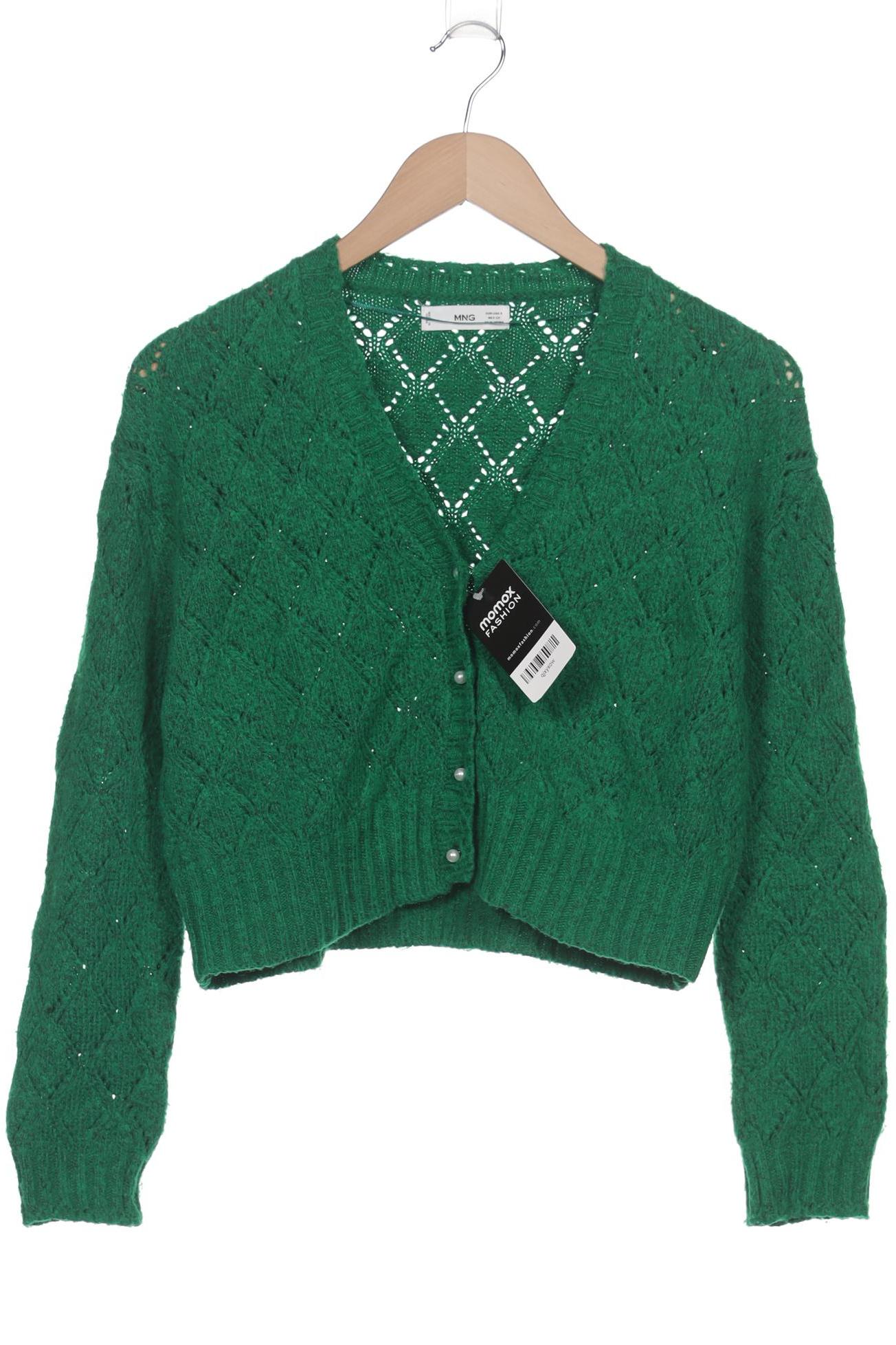 

Mango Damen Strickjacke, grün, Gr. 36