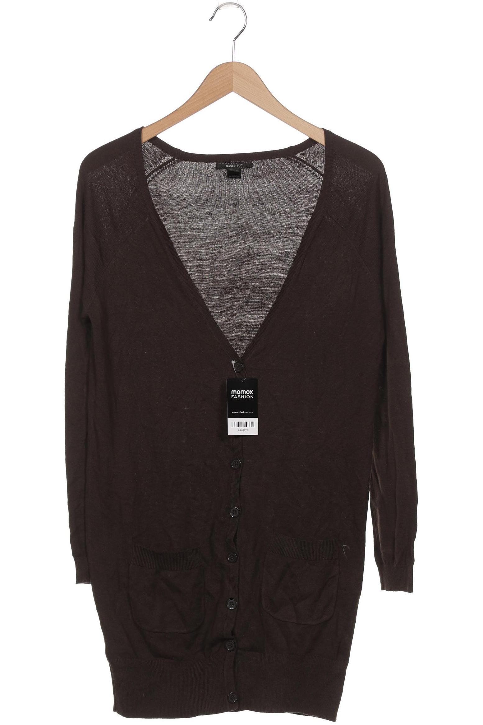 

Mango Damen Strickjacke, braun, Gr. 38