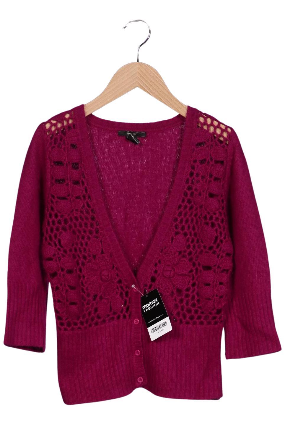 

Mango Damen Strickjacke, bordeaux, Gr. 38