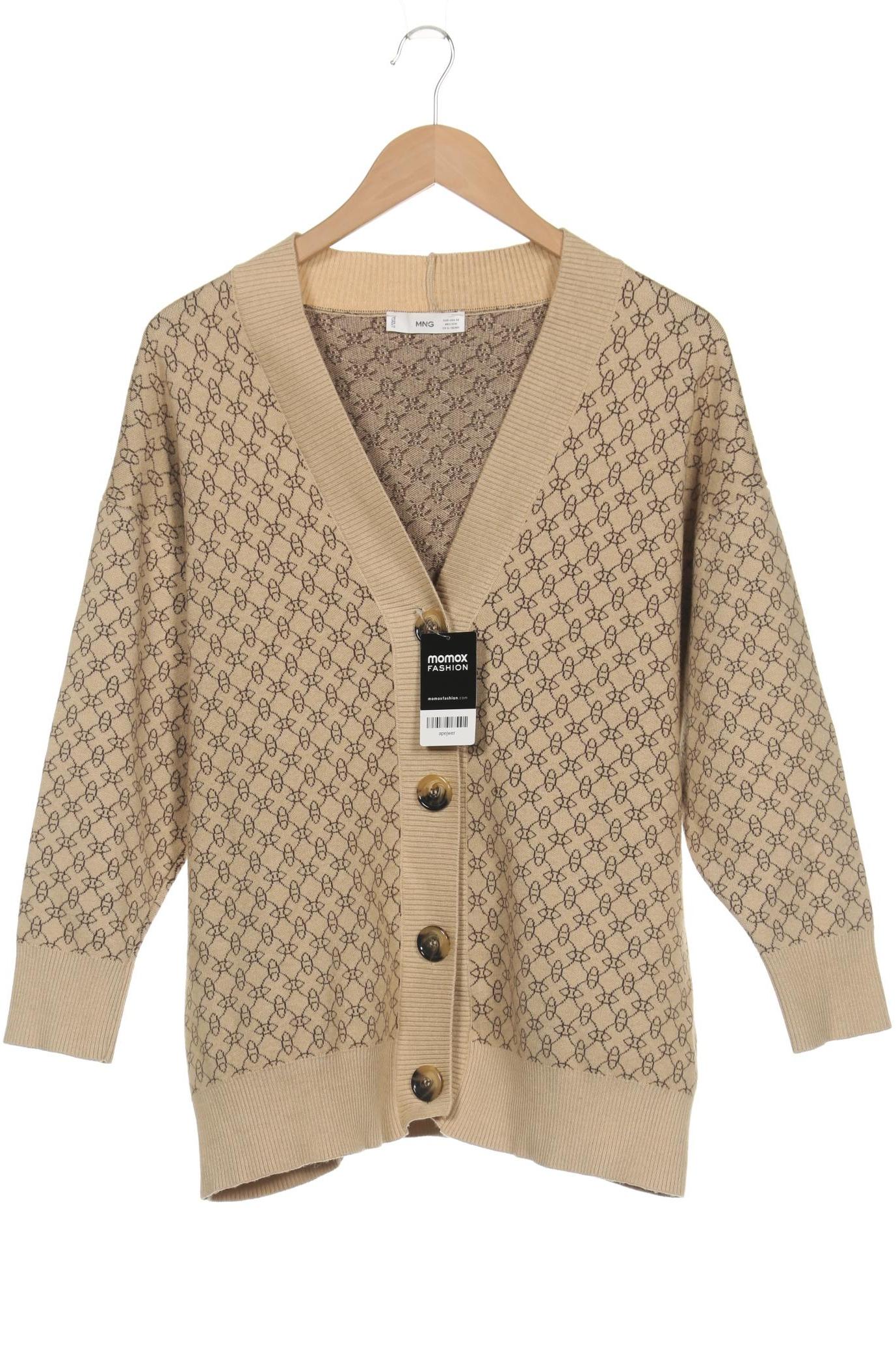 

Mango Damen Strickjacke, beige, Gr. 34