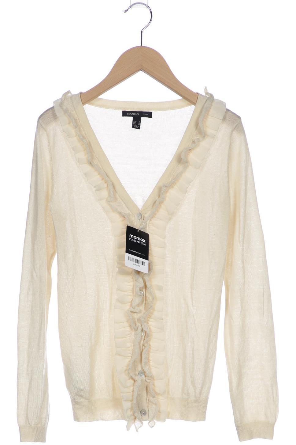 

Mango Damen Strickjacke, beige, Gr. 36