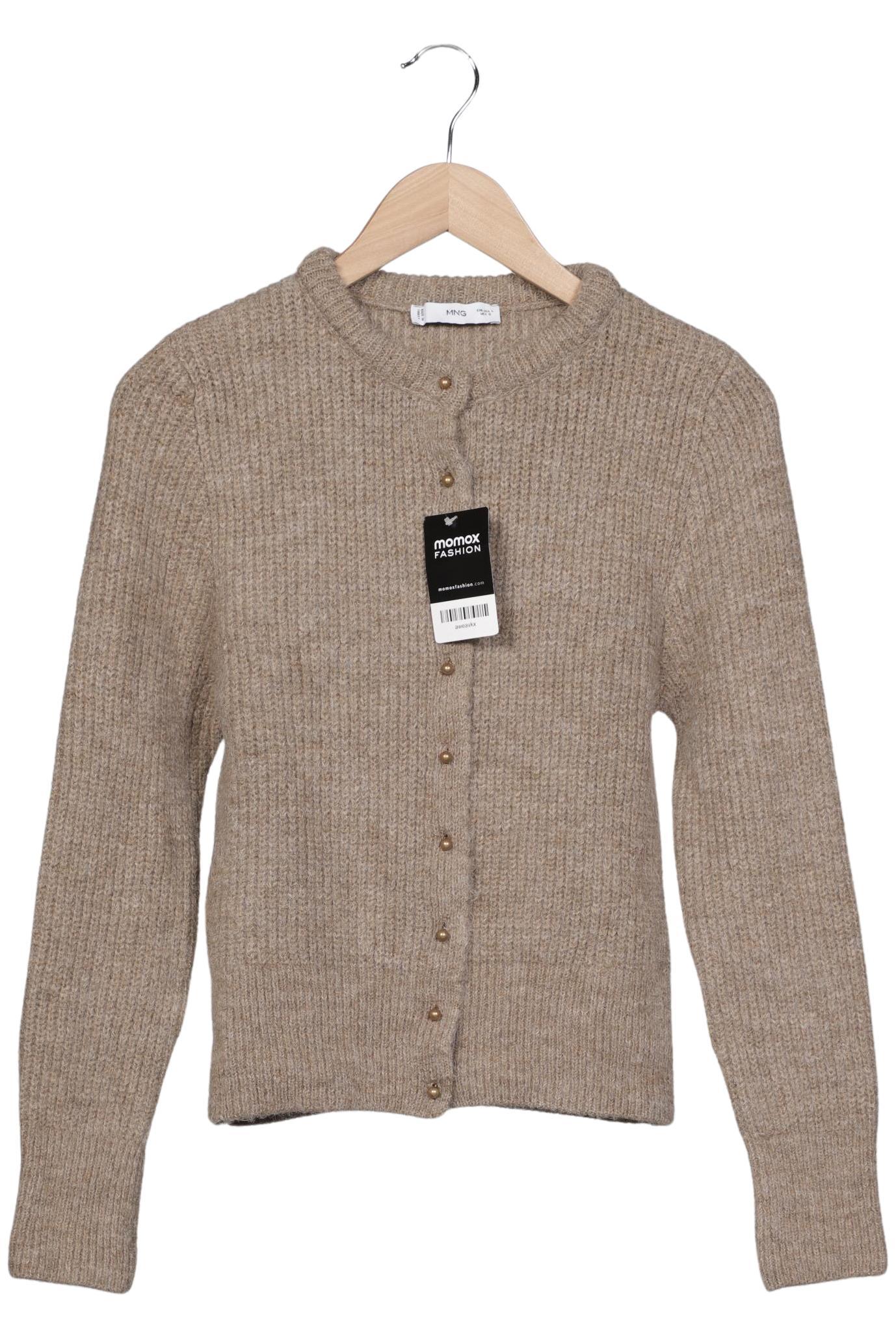 

Mango Damen Strickjacke, beige, Gr. 42