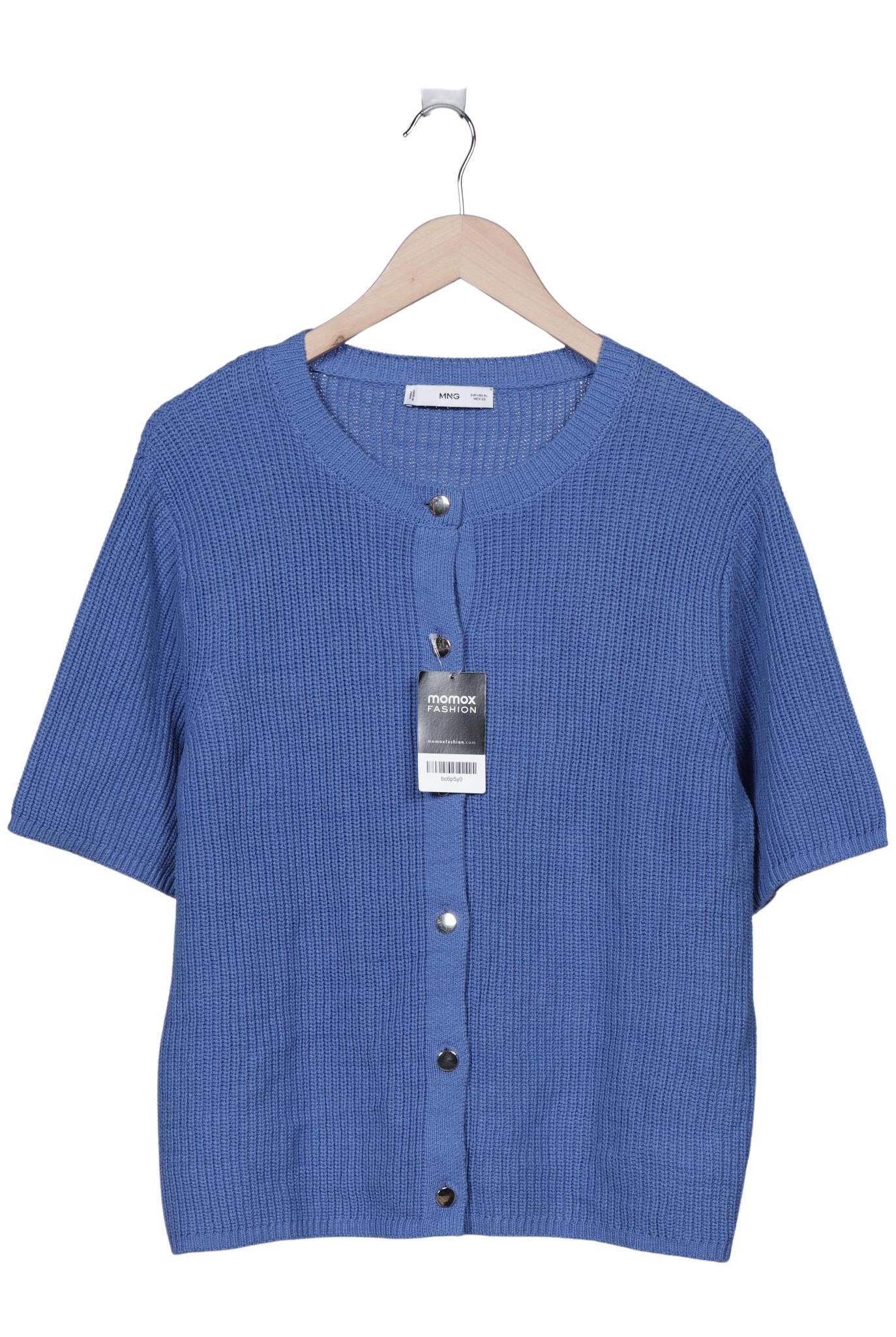 

Mango Damen Strickjacke, blau, Gr. 44