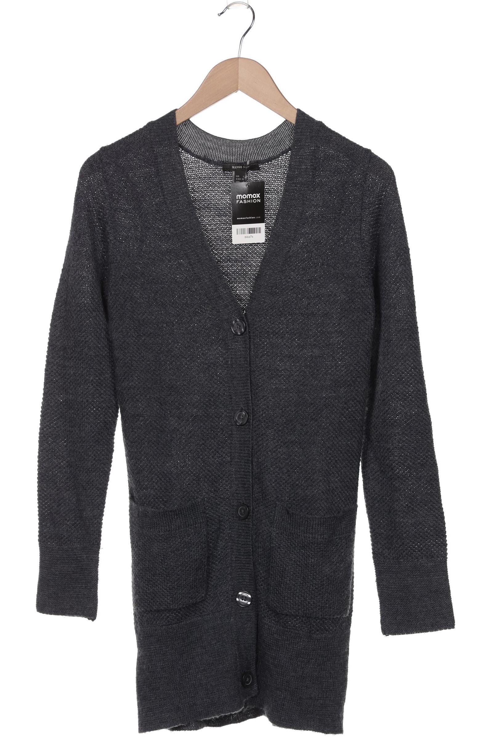 

Mango Damen Strickjacke, blau, Gr. 36