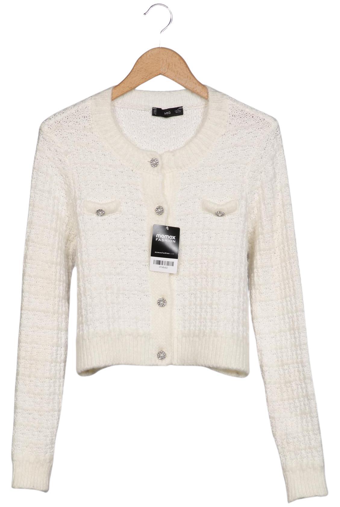 

Mango Damen Strickjacke, cremeweiß, Gr. 36