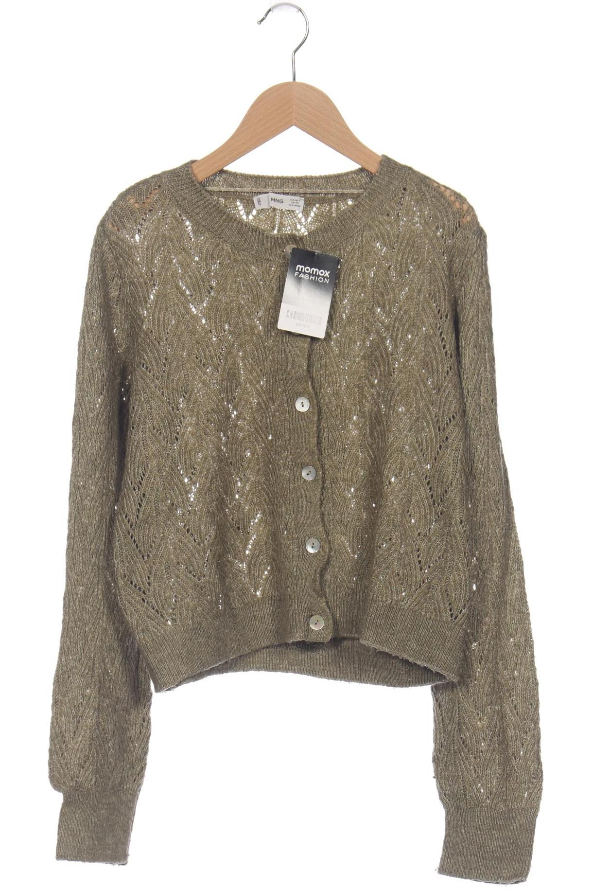 

Mango Damen Strickjacke, grün, Gr. 36