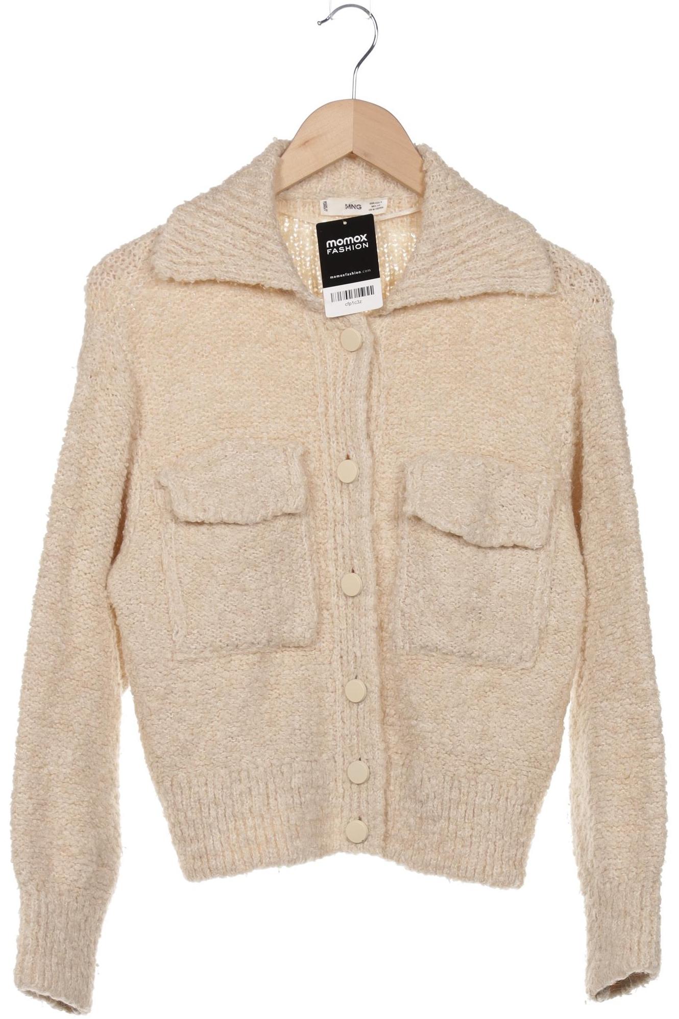 

Mango Damen Strickjacke, cremeweiß, Gr. 36