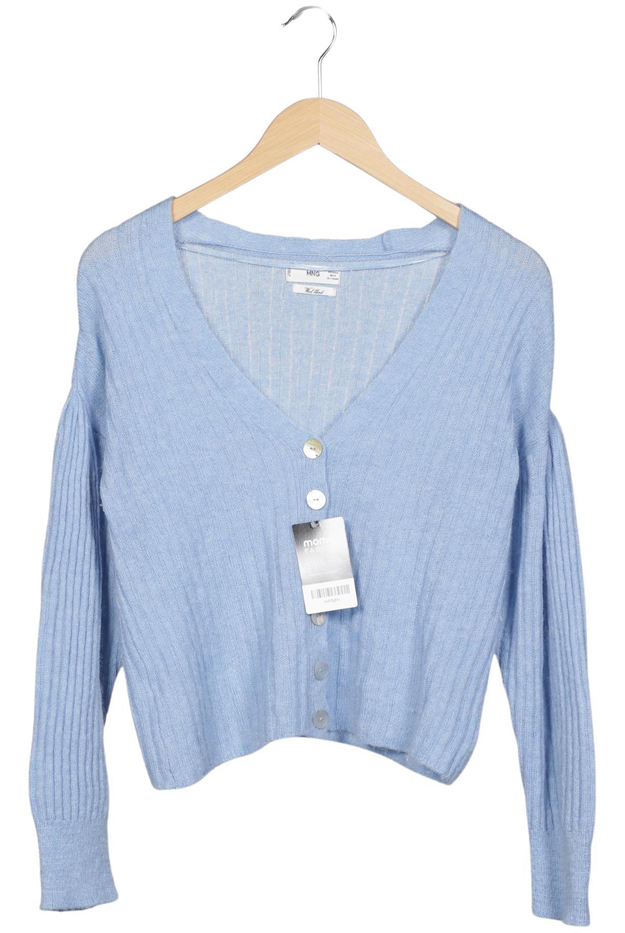 

Mango Damen Strickjacke, hellblau, Gr. 38