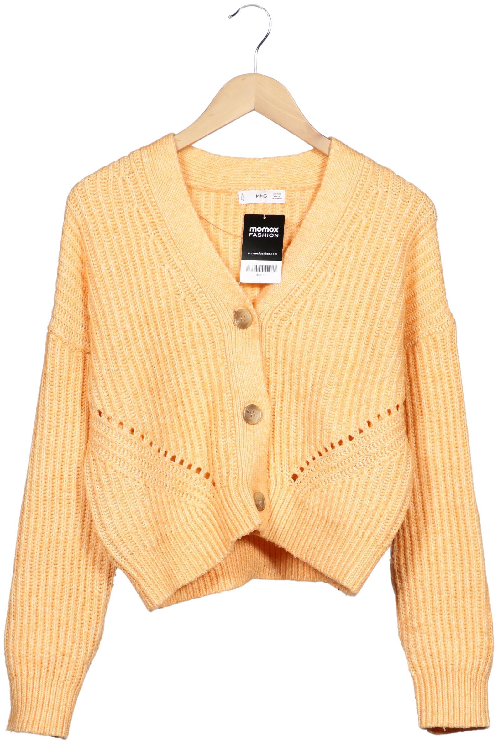 

Mango Damen Strickjacke, gelb, Gr. 36