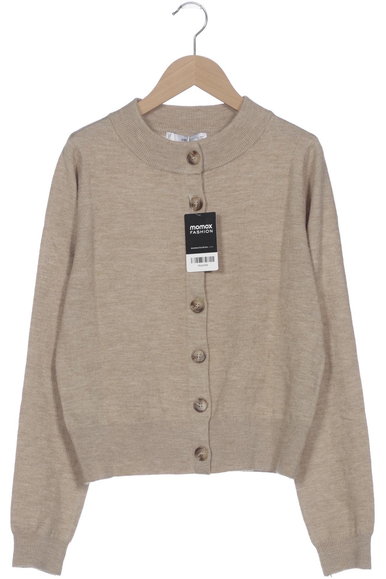 

Mango Damen Strickjacke, beige, Gr. 36